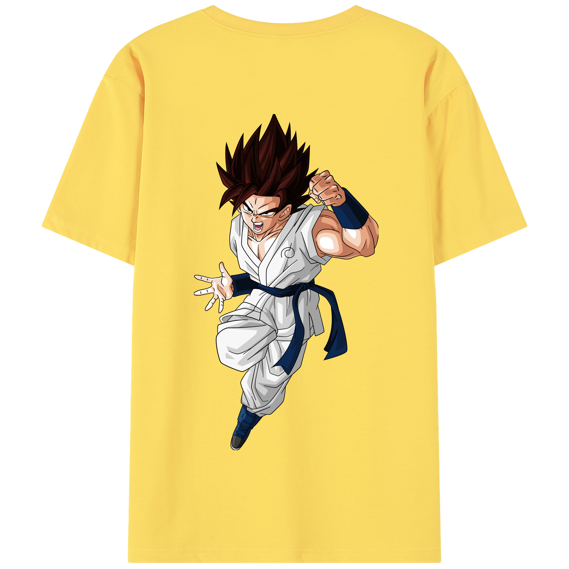 （画像用） ドラゴンボール 孫 悟飯（そんごはん）DRAGON BALL Son Gohan 綿100％半袖Tシャツ（背面プリント）