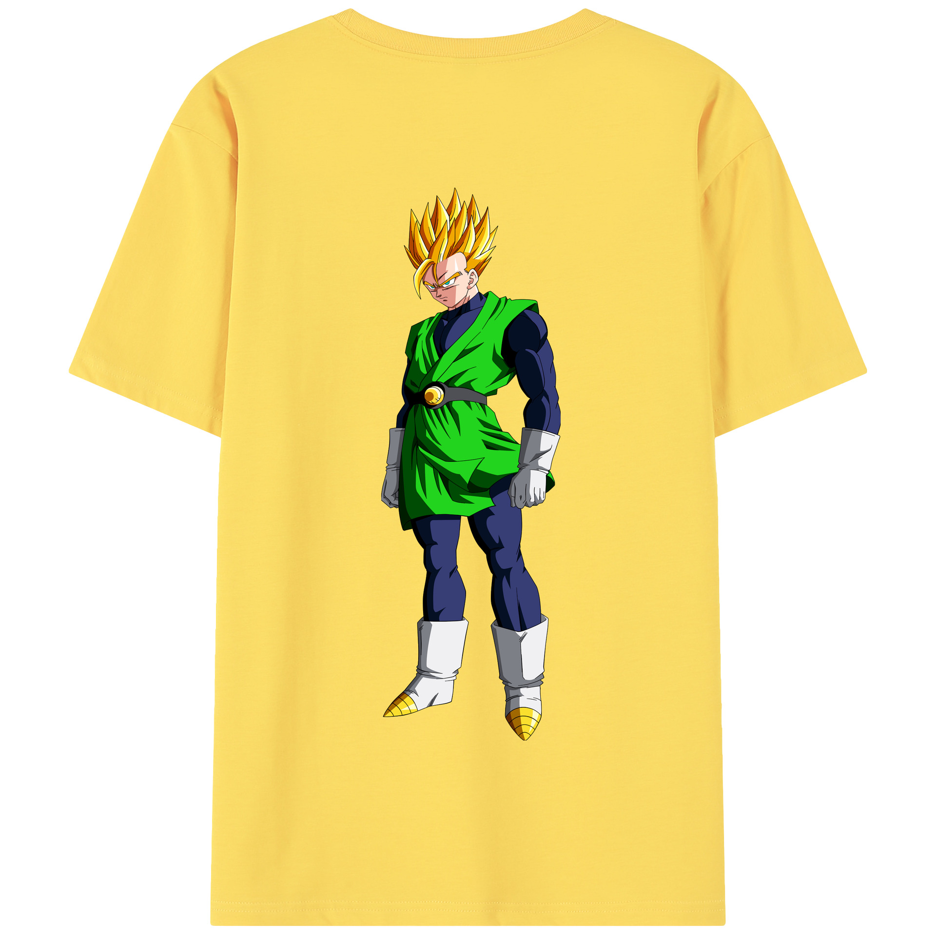 （画像用） ドラゴンボール 孫 悟飯（そんごはん）DRAGON BALL Son Gohan 綿100％半袖Tシャツ（背面プリント）