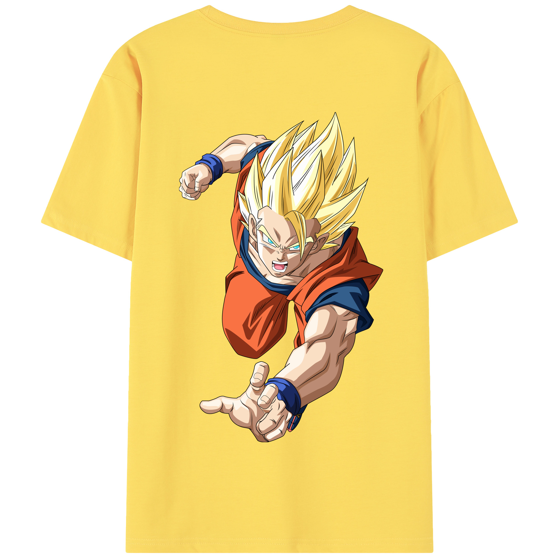 （画像用） ドラゴンボール 孫 悟飯（そんごはん）DRAGON BALL Son Gohan 綿100％半袖Tシャツ（背面プリント）