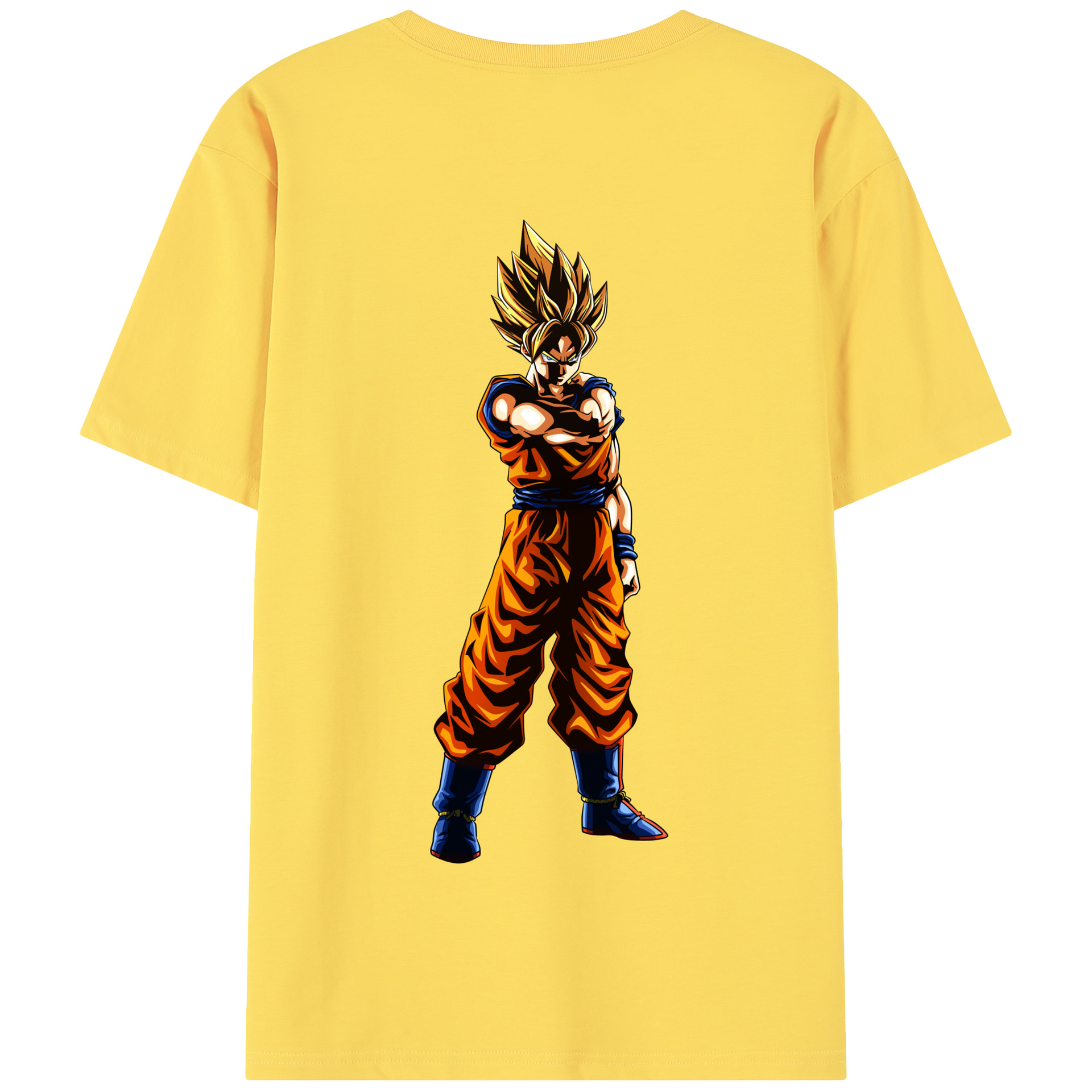 （画像用） ドラゴンボール 孫 悟飯（そんごはん）DRAGON BALL Son Gohan 綿100％半袖Tシャツ（背面プリント）