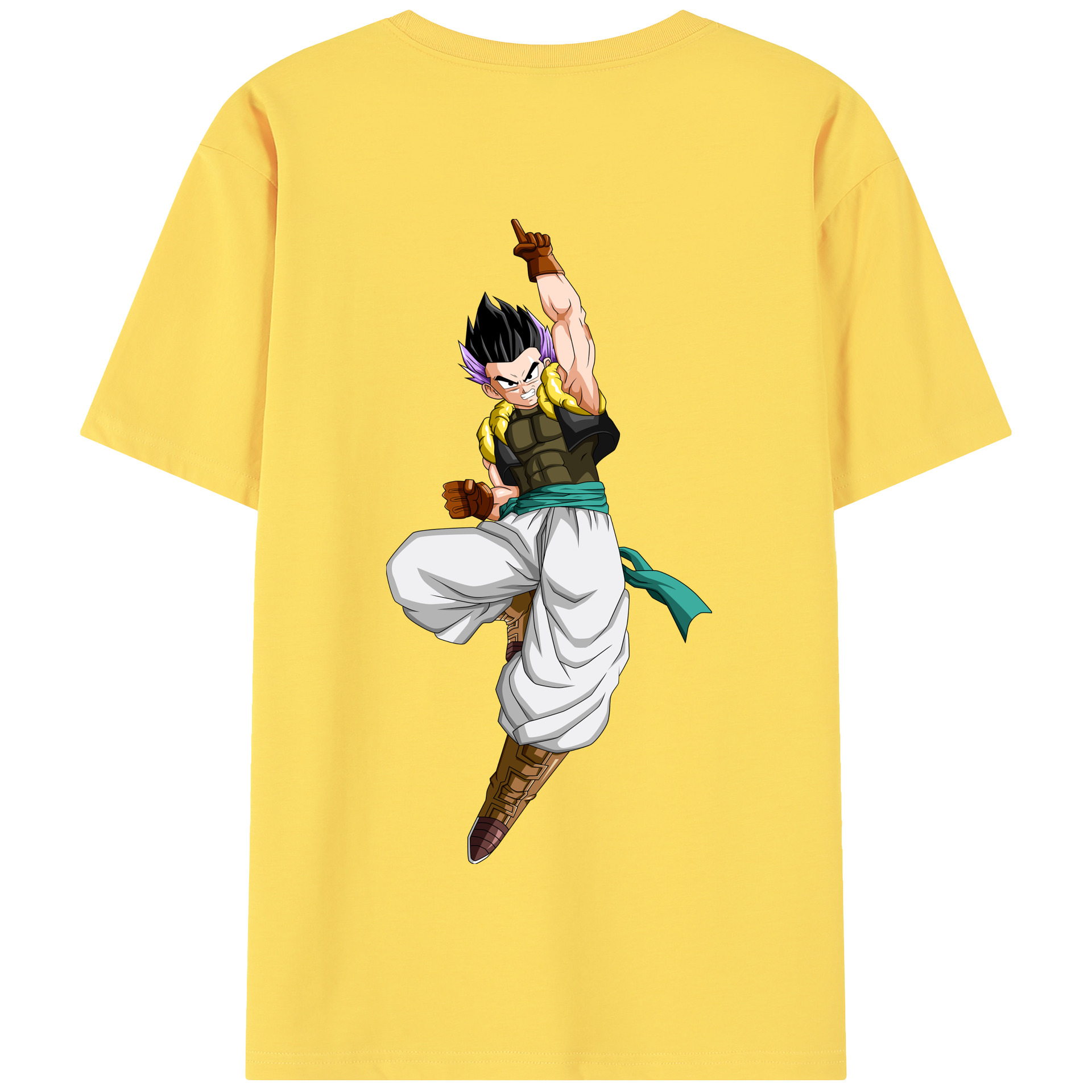 （画像用） ドラゴンボール 孫 悟飯（そんごはん）DRAGON BALL Son Gohan 綿100％半袖Tシャツ（背面プリント）