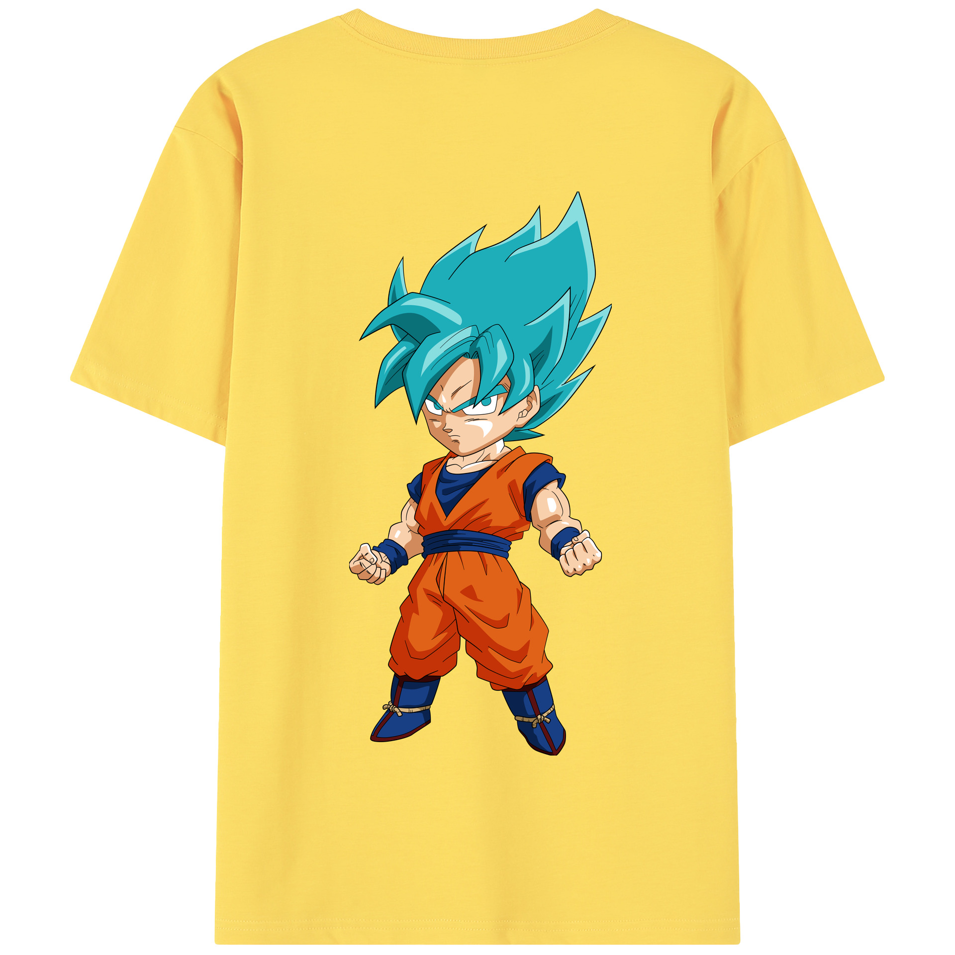 （画像用） ドラゴンボール 孫 悟飯（そんごはん）DRAGON BALL Son Gohan 綿100％半袖Tシャツ（背面プリント）