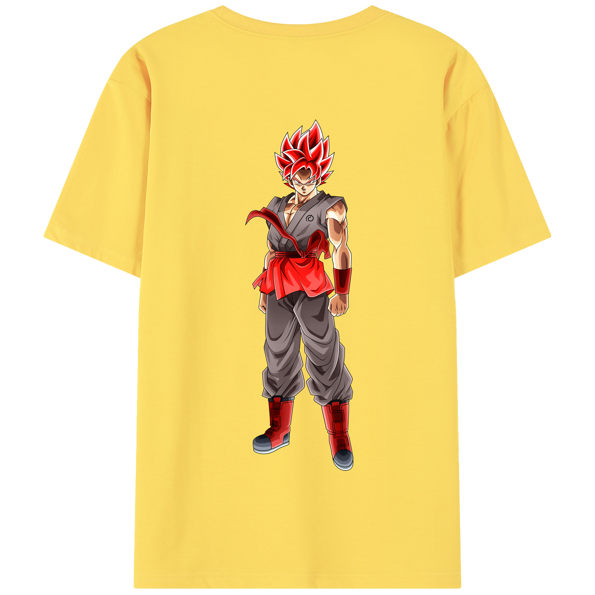 （画像用） ドラゴンボール 孫 悟飯（そんごはん）DRAGON BALL Son Gohan 綿100％半袖Tシャツ（背面プリント）