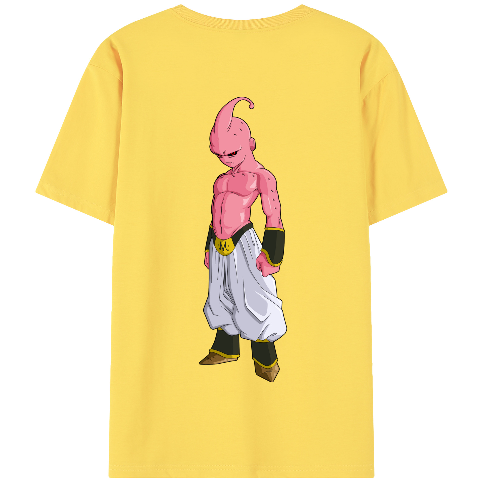 （画像用） ドラゴンボール 魔人ブウ DRAGON BALL Majin Buu 綿100％半袖Tシャツ（背面プリント）