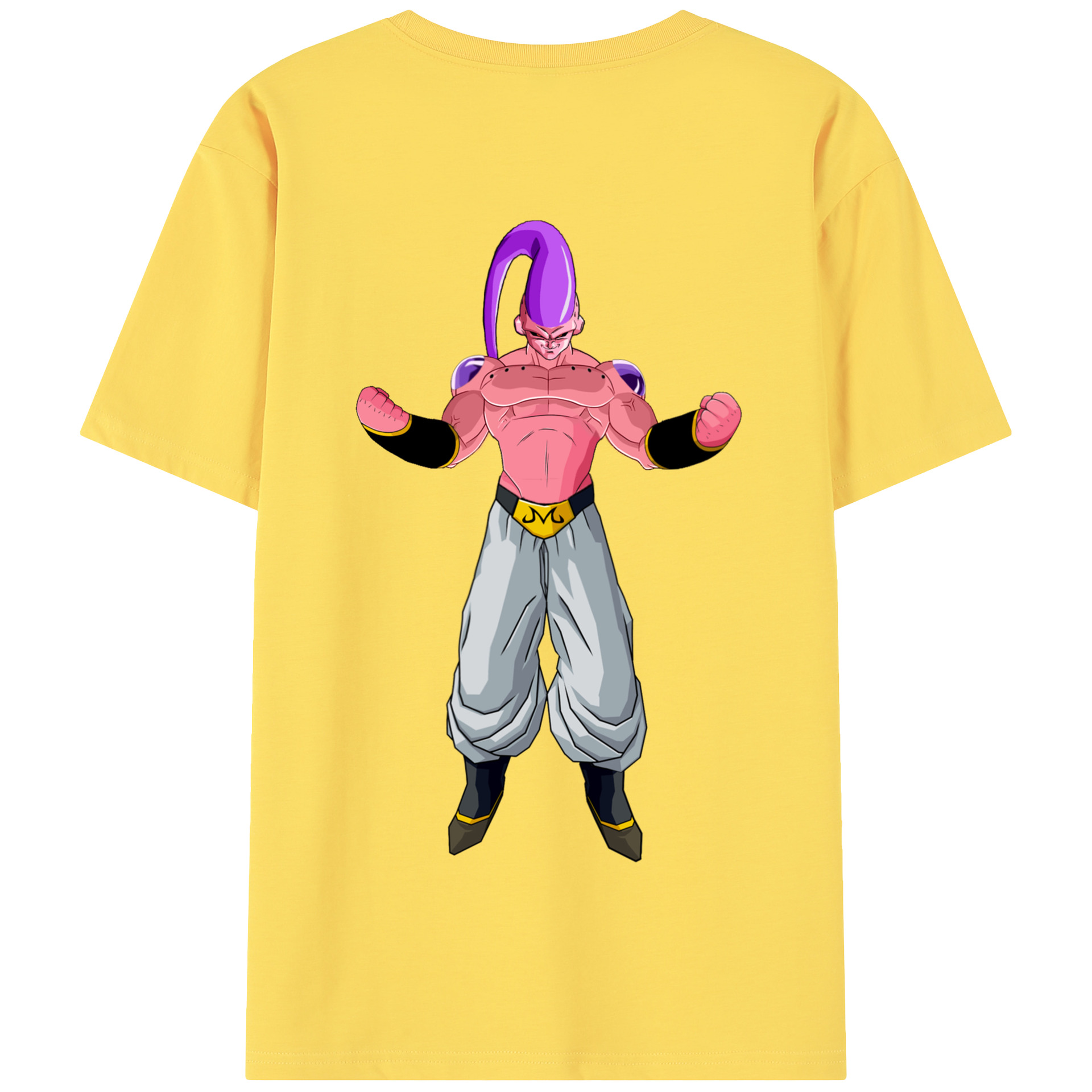 （画像用） ドラゴンボール 魔人ブウ DRAGON BALL Majin Buu 綿100％半袖Tシャツ（背面プリント）