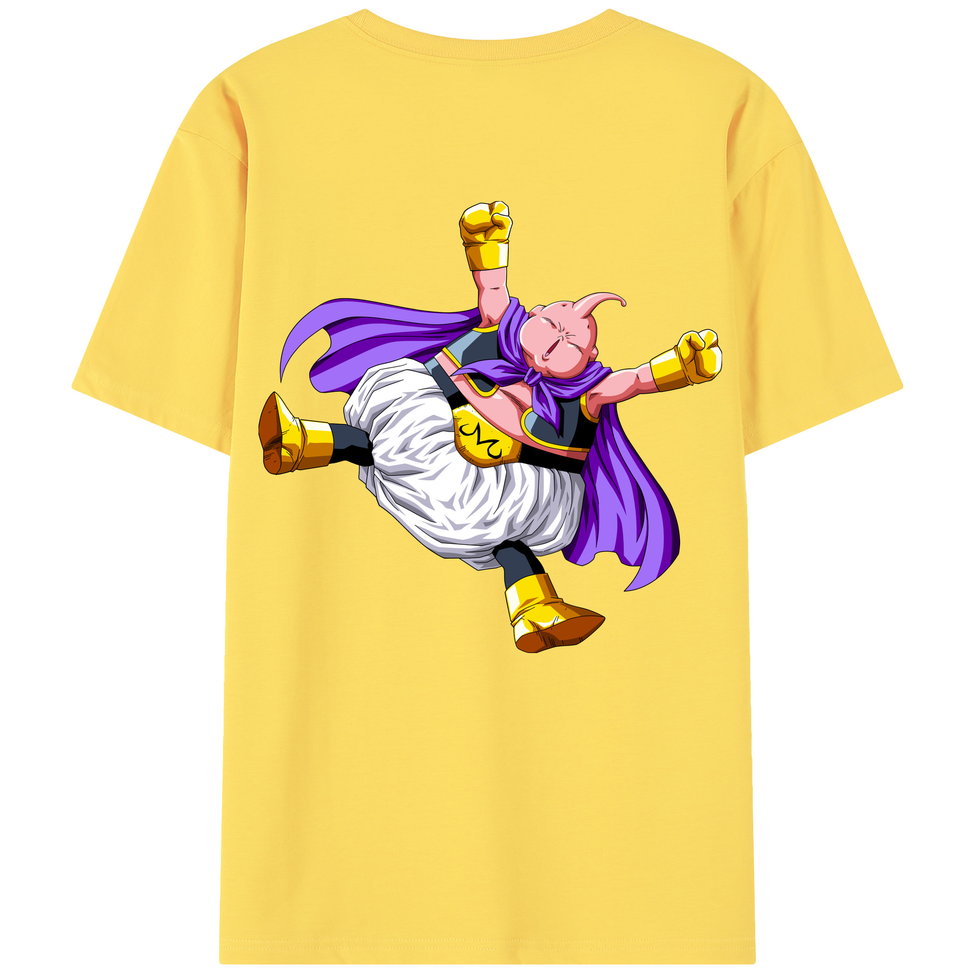 （画像用） ドラゴンボール 魔人ブウ DRAGON BALL Majin Buu 綿100％半袖Tシャツ（背面プリント）