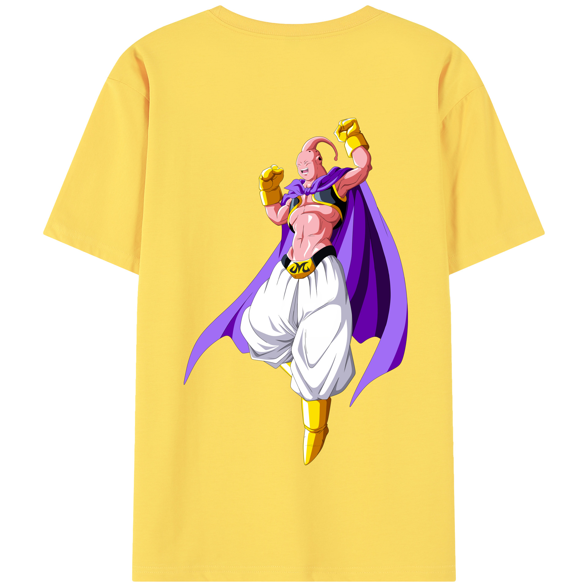 （画像用） ドラゴンボール 魔人ブウ DRAGON BALL Majin Buu 綿100％半袖Tシャツ（背面プリント）