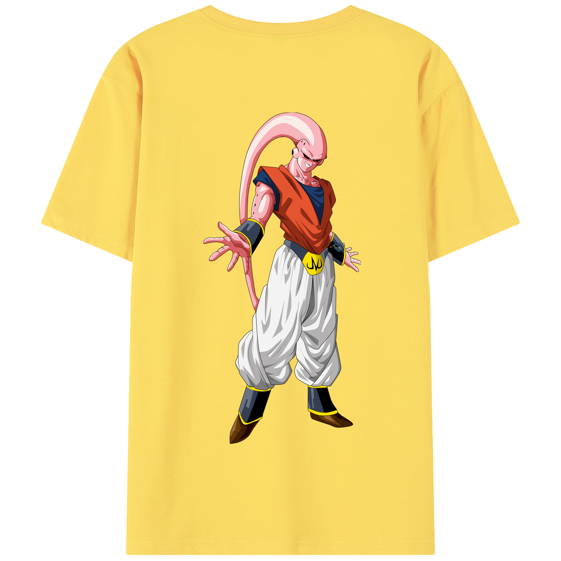 （画像用） ドラゴンボール 魔人ブウ DRAGON BALL Majin Buu 綿100％半袖Tシャツ（背面プリント）