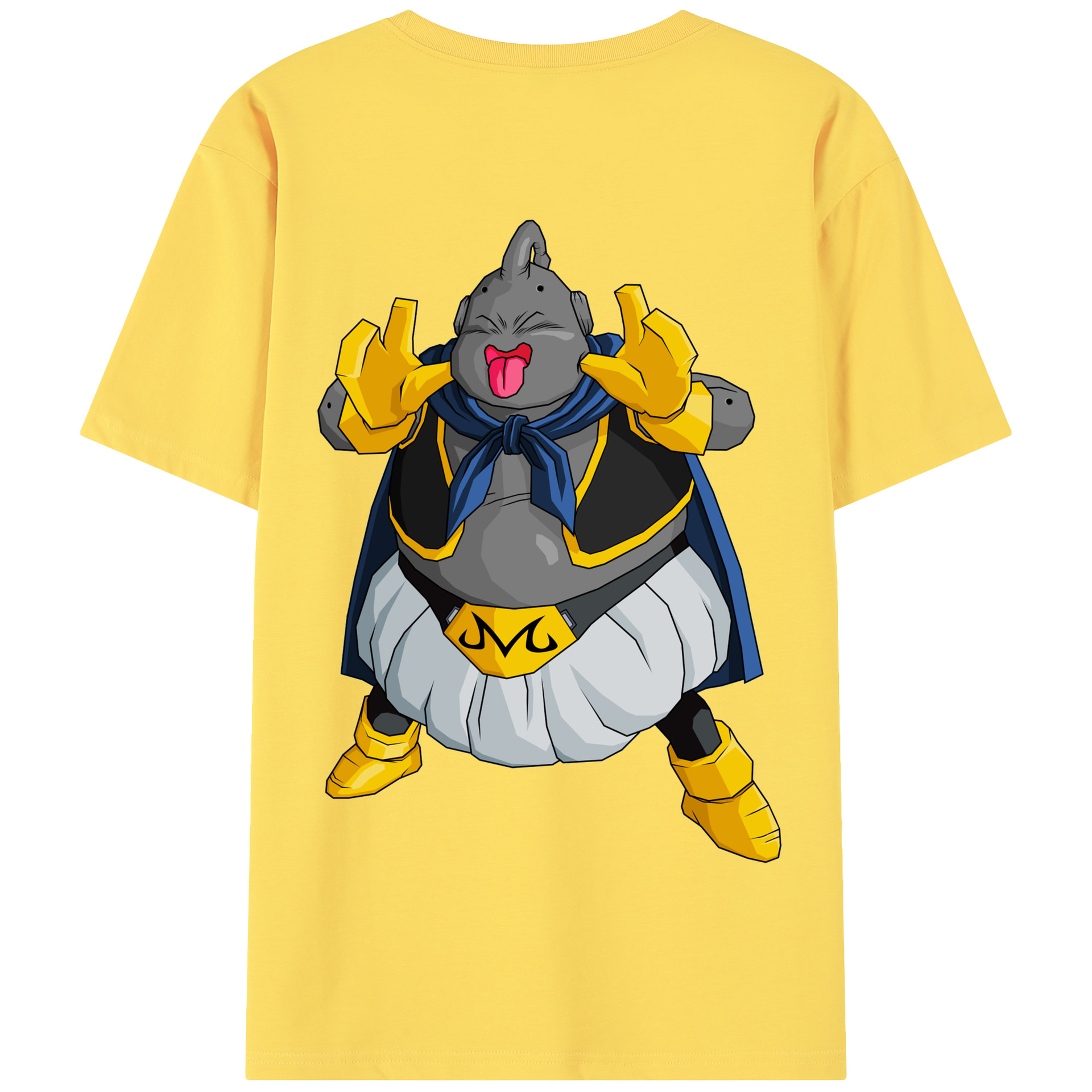 （画像用） ドラゴンボール 魔人ブウ DRAGON BALL Majin Buu 綿100％半袖Tシャツ（背面プリント）