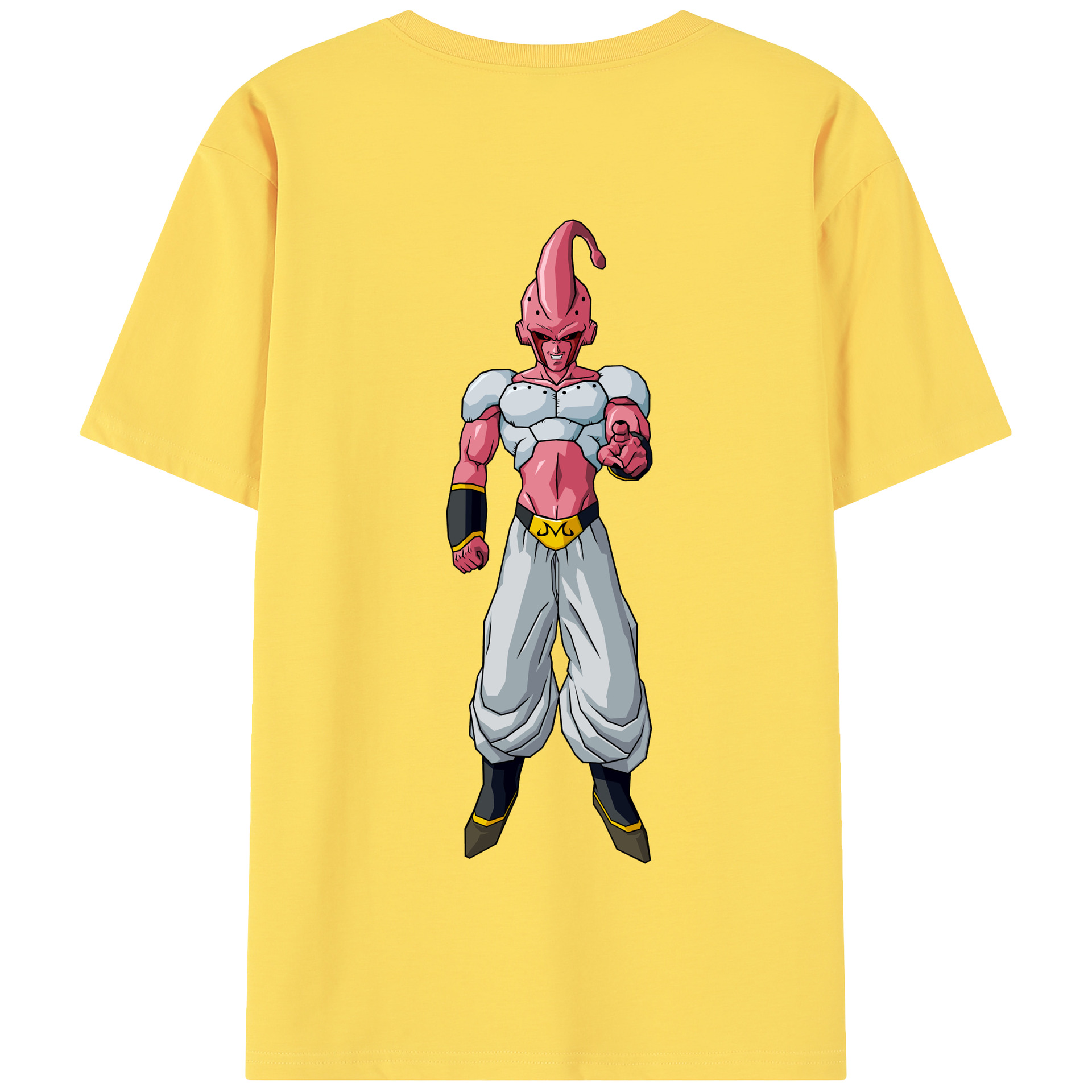 （画像用） ドラゴンボール 魔人ブウ DRAGON BALL Majin Buu 綿100％半袖Tシャツ（背面プリント）