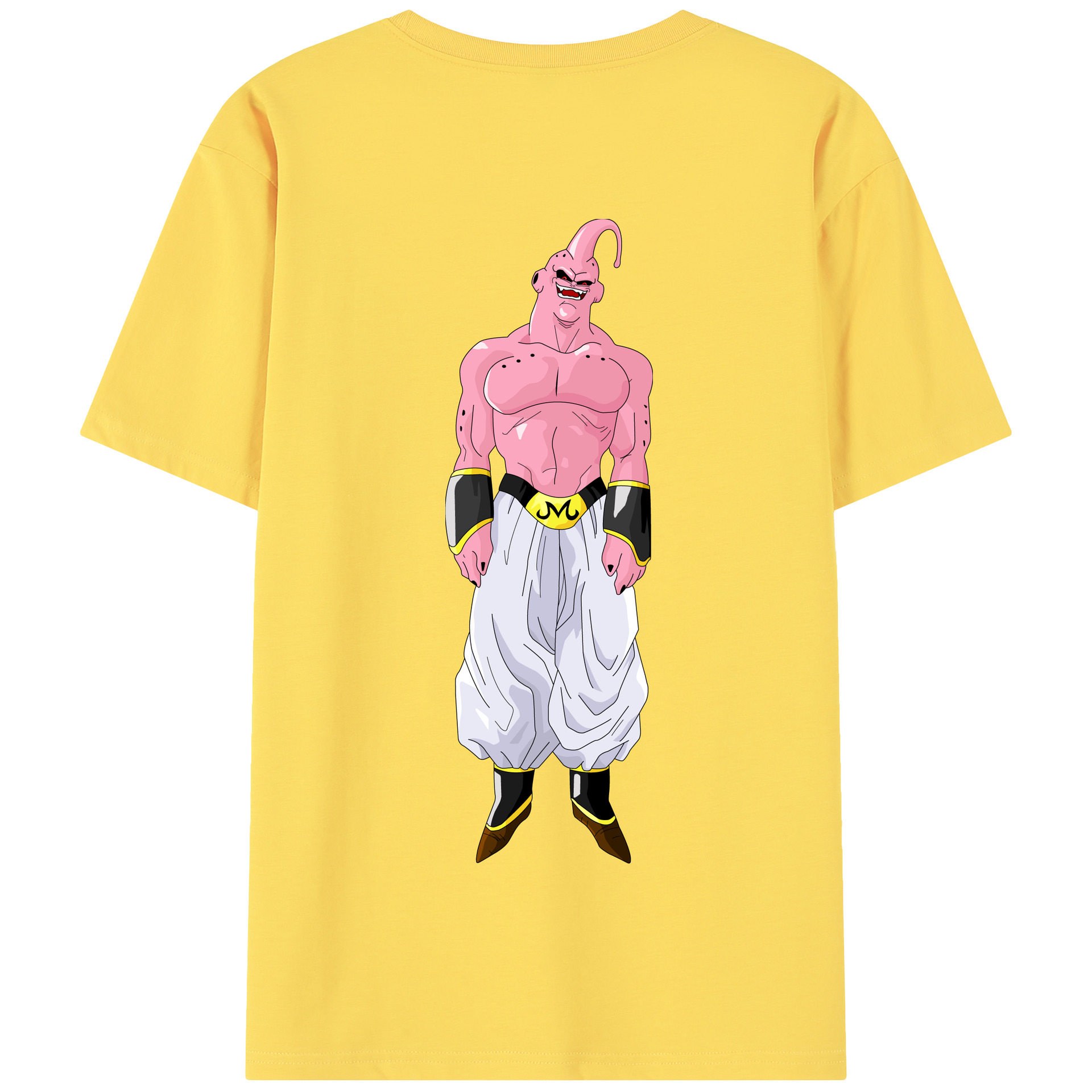 （画像用） ドラゴンボール 魔人ブウ DRAGON BALL Majin Buu 綿100％半袖Tシャツ（背面プリント）