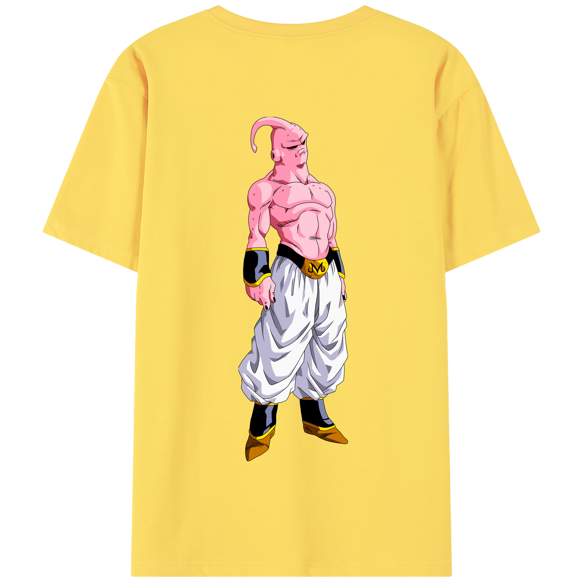 （画像用） ドラゴンボール 魔人ブウ DRAGON BALL Majin Buu 綿100％半袖Tシャツ（背面プリント）