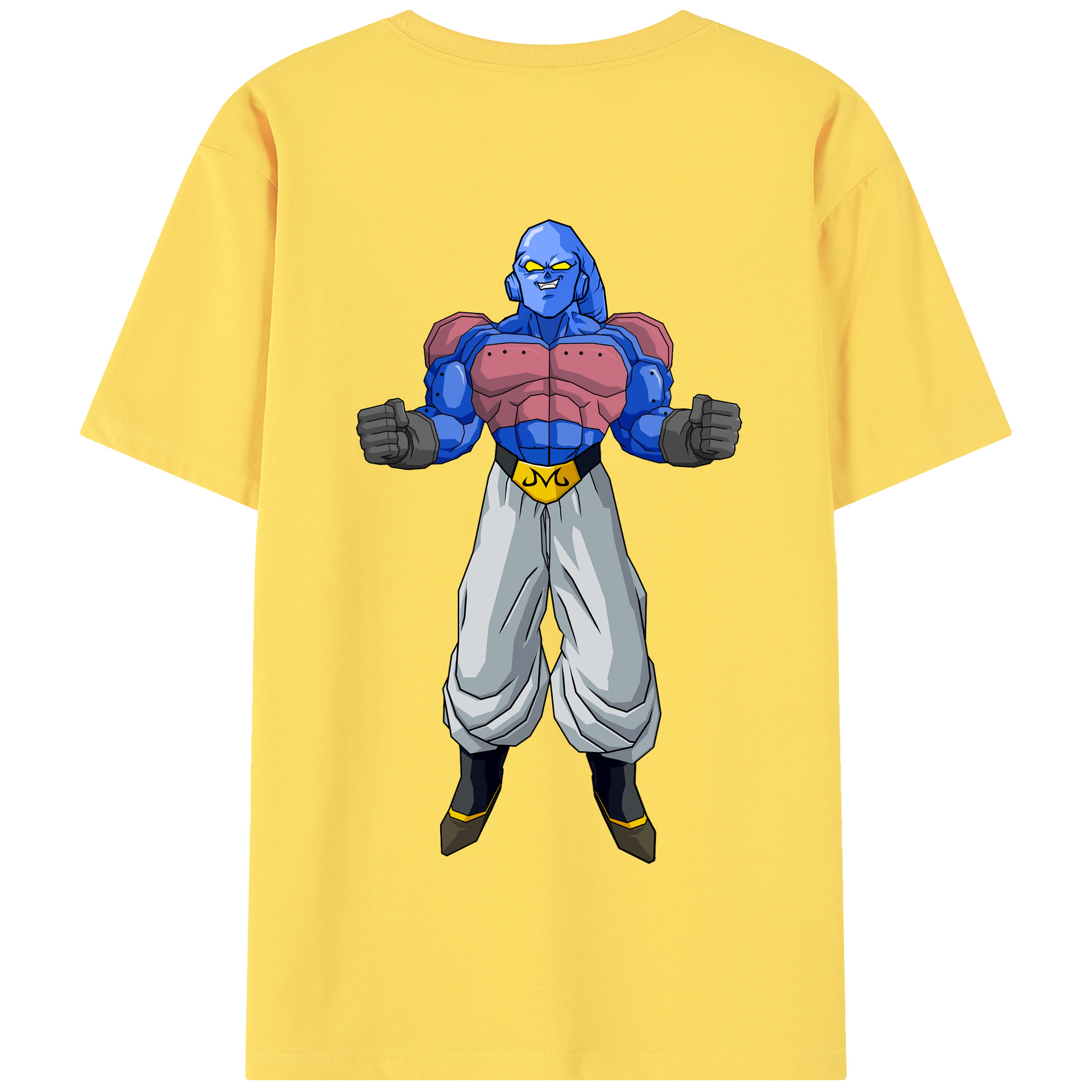 （画像用） ドラゴンボール 魔人ブウ DRAGON BALL Majin Buu 綿100％半袖Tシャツ（背面プリント）