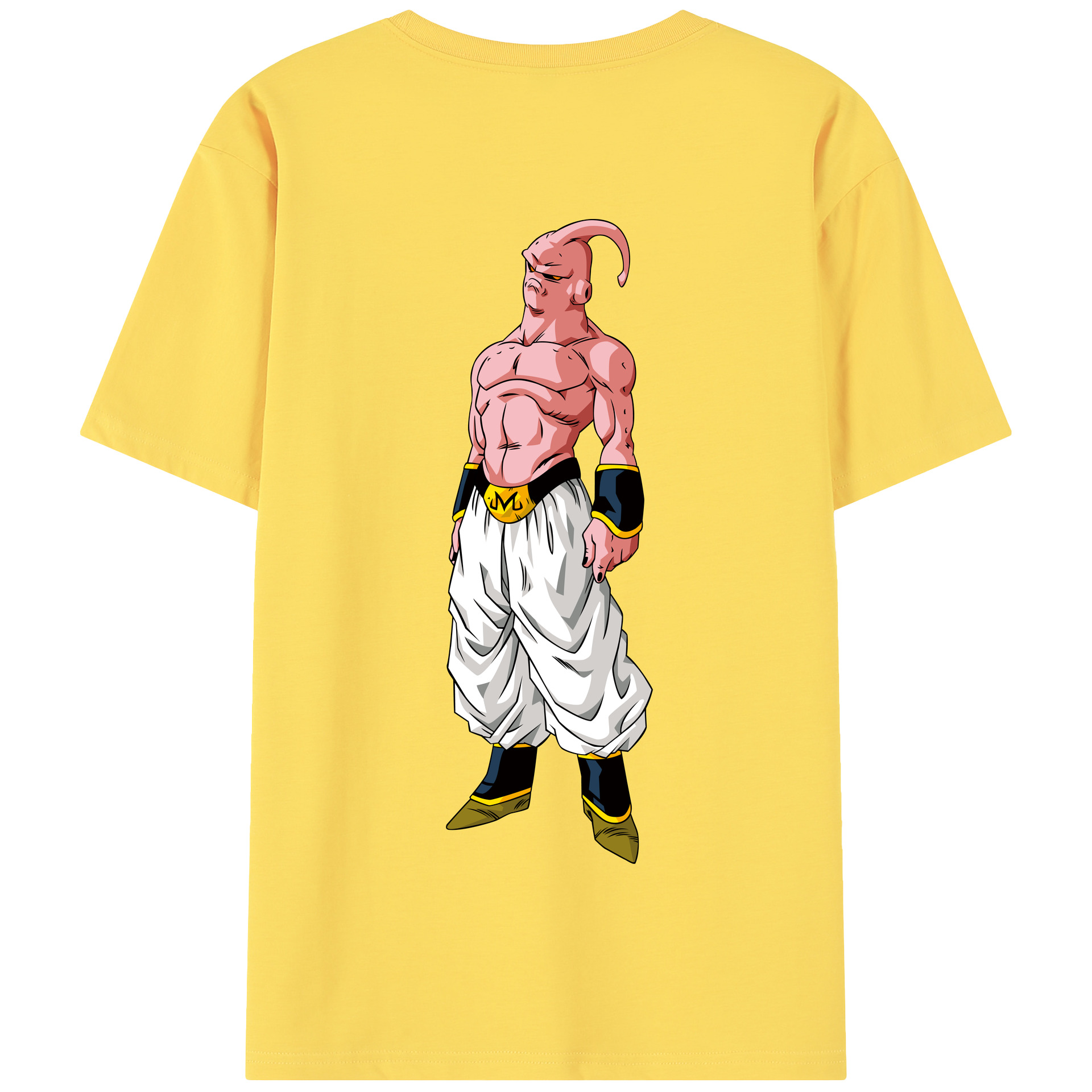 （画像用） ドラゴンボール 魔人ブウ DRAGON BALL Majin Buu 綿100％半袖Tシャツ（背面プリント）