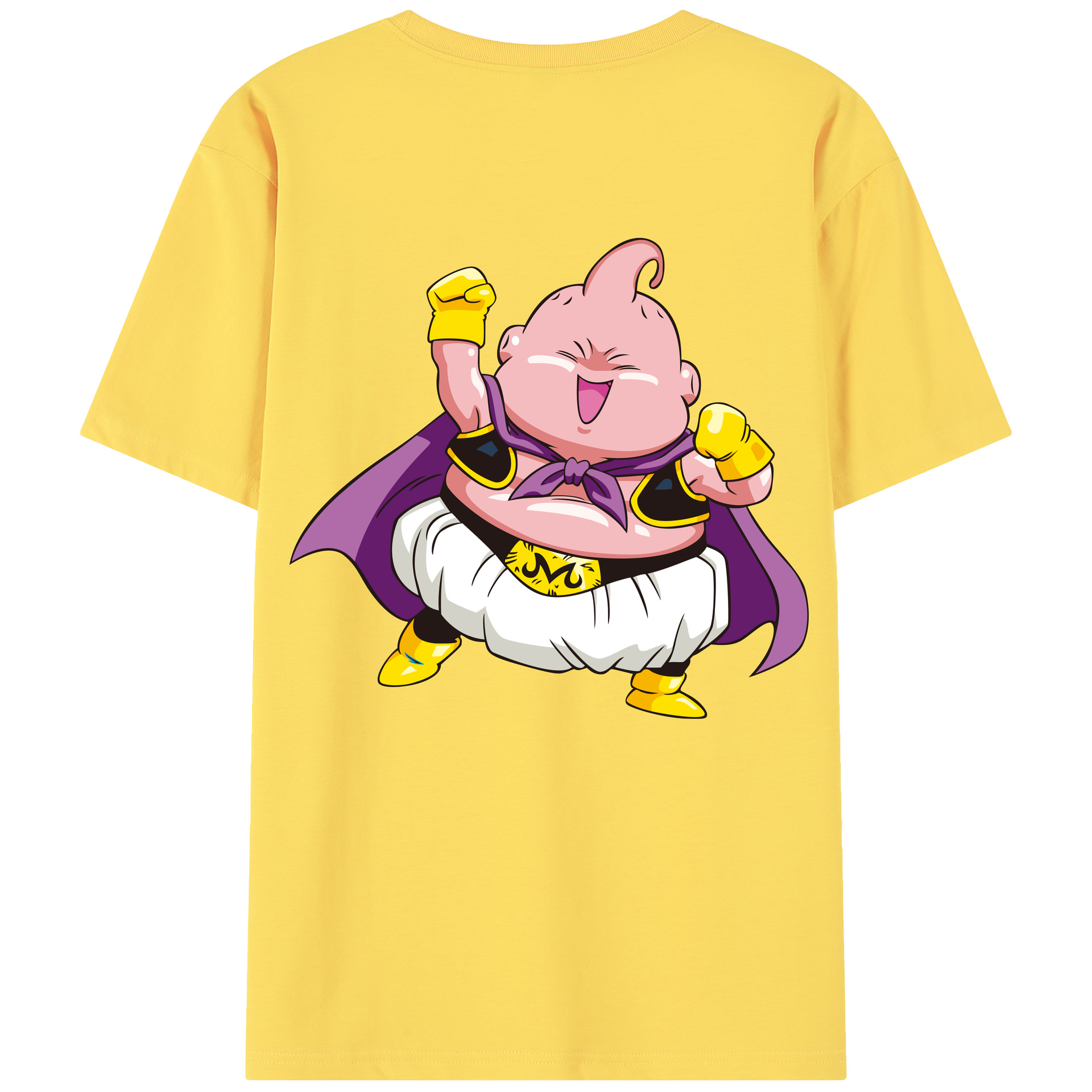 （画像用） ドラゴンボール 魔人ブウ DRAGON BALL Majin Buu 綿100％半袖Tシャツ（背面プリント）