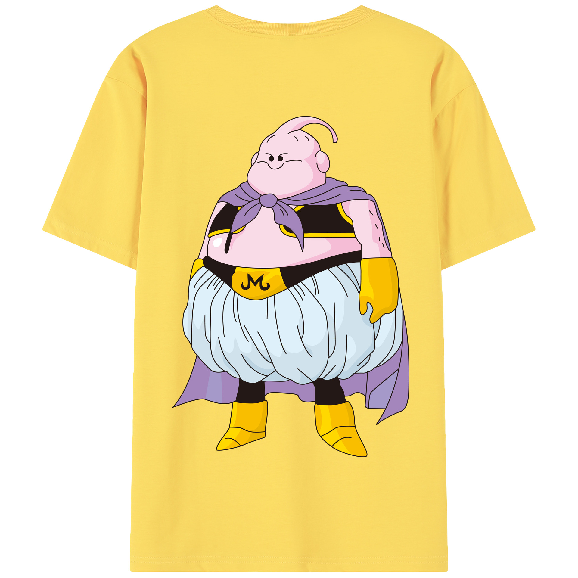 （画像用） ドラゴンボール 魔人ブウ DRAGON BALL Majin Buu 綿100％半袖Tシャツ（背面プリント）
