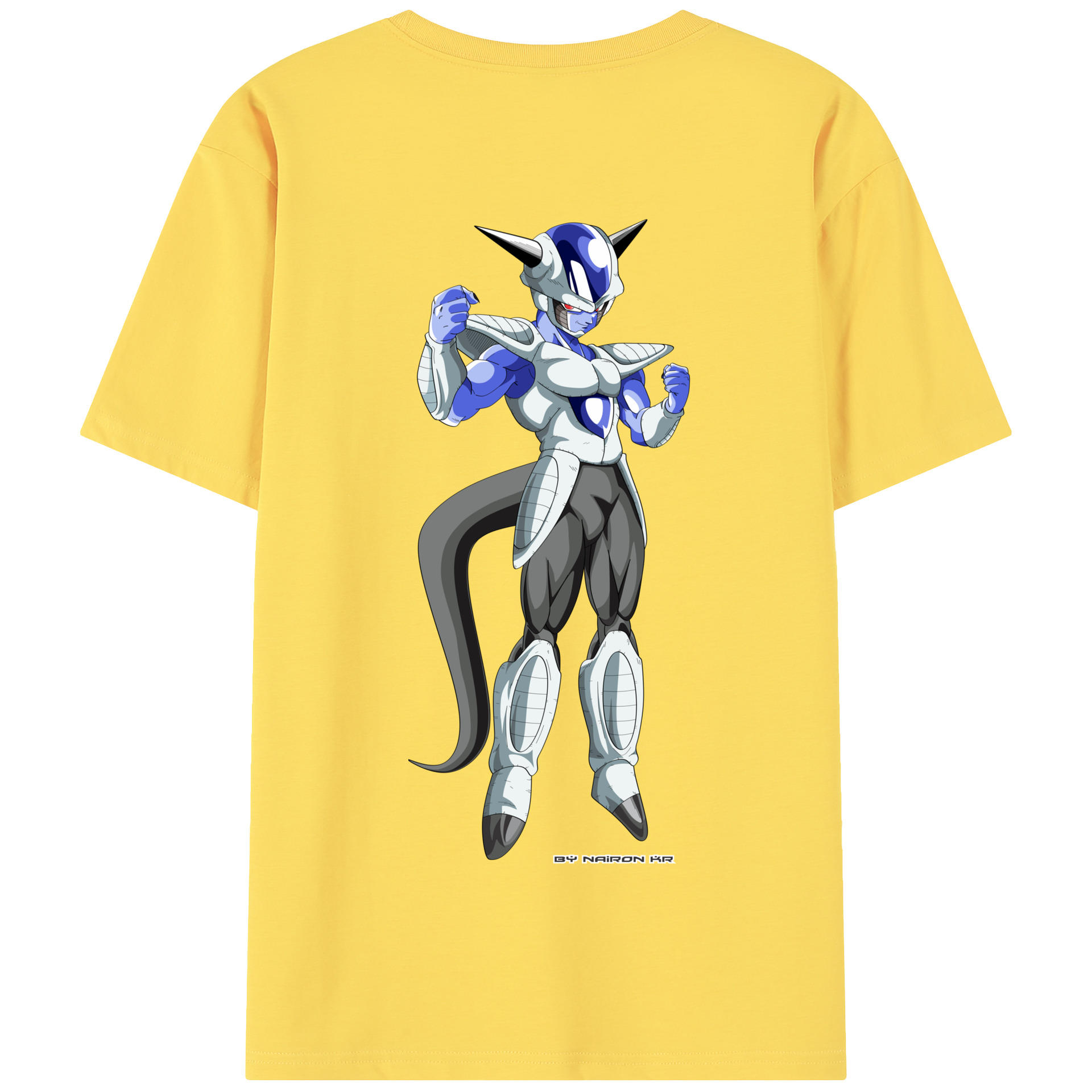 （画像用） ドラゴンボール フリーザ DRAGON BALL Frieza 綿100％半袖Tシャツ（背面プリント）