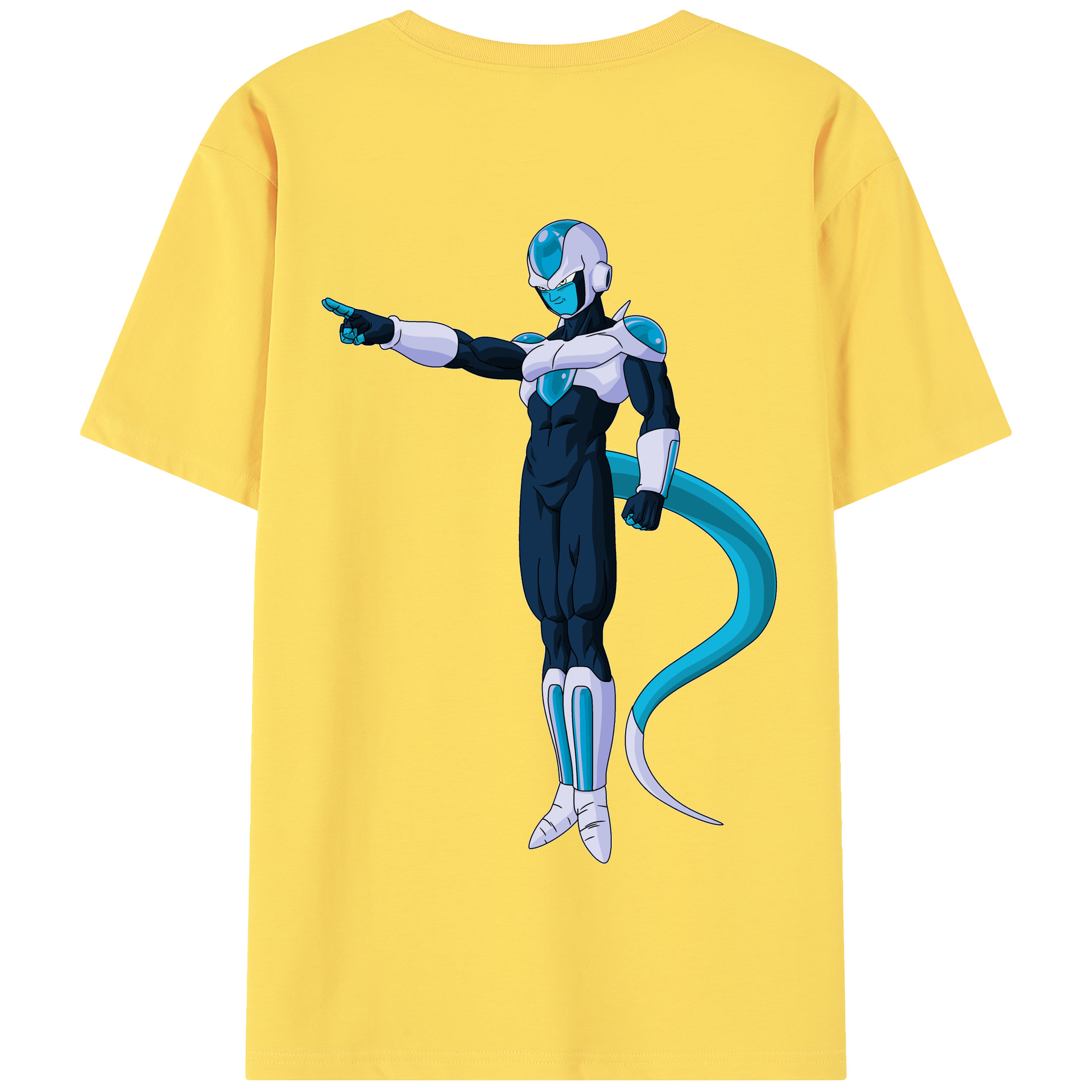 （画像用） ドラゴンボール フリーザ DRAGON BALL Frieza 綿100％半袖Tシャツ（背面プリント）