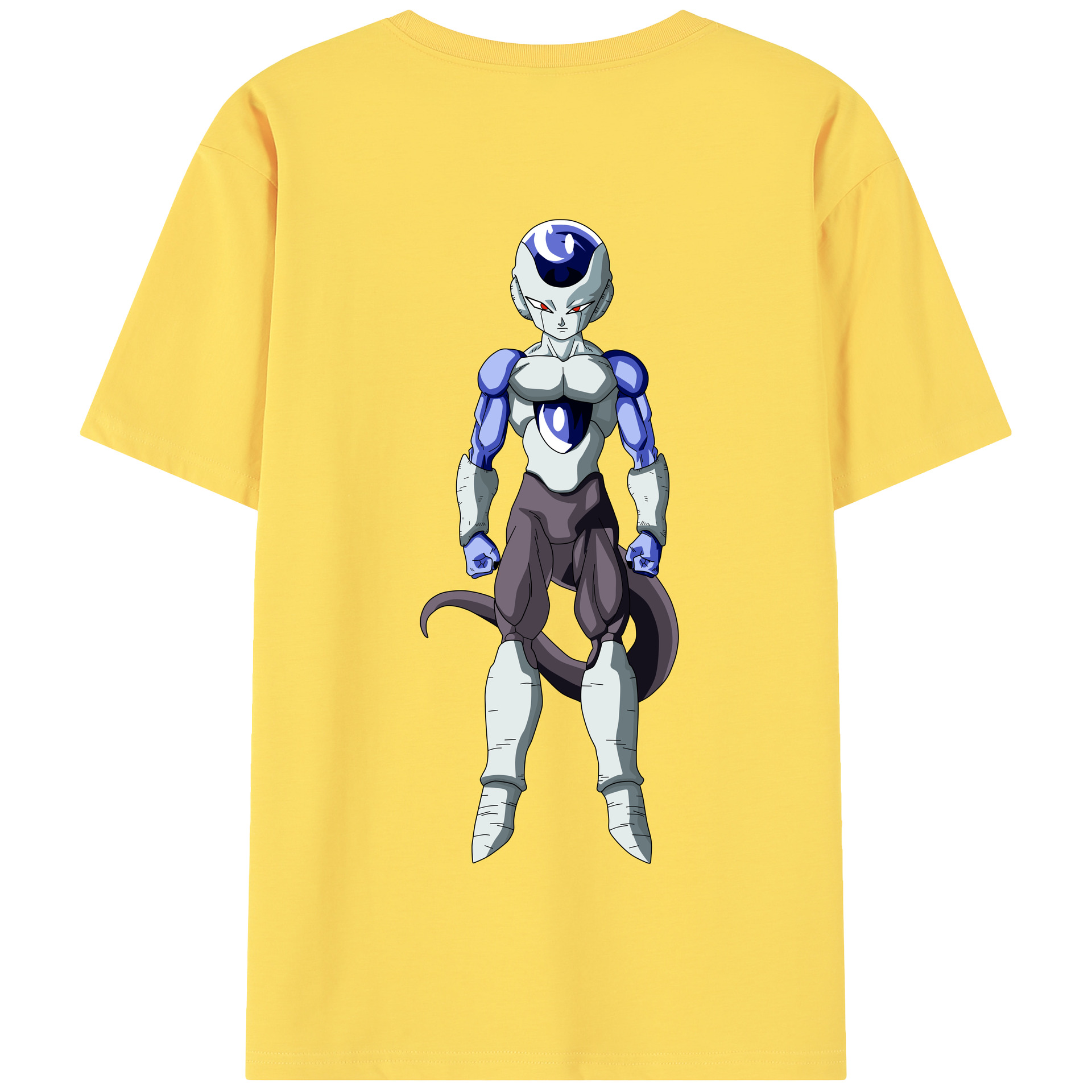 （画像用） ドラゴンボール フリーザ DRAGON BALL Frieza 綿100％半袖Tシャツ（背面プリント）