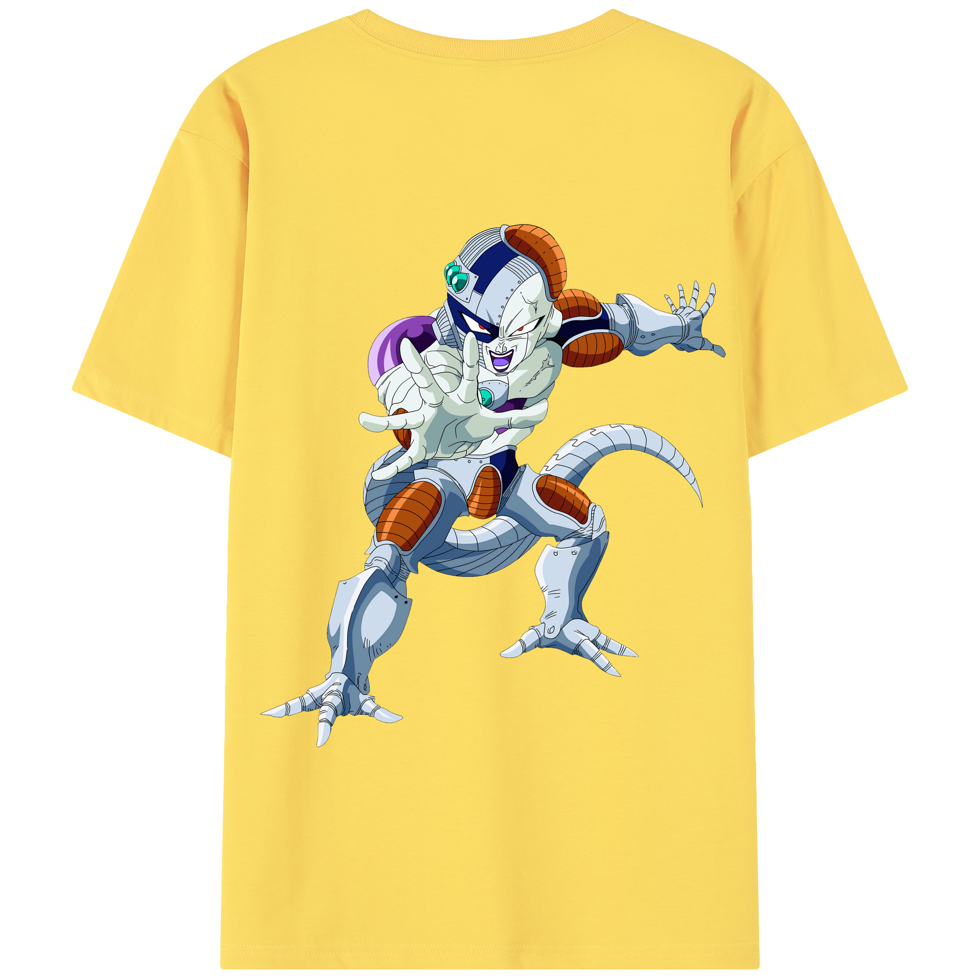 （画像用） ドラゴンボール フリーザ DRAGON BALL Frieza 綿100％半袖Tシャツ（背面プリント）