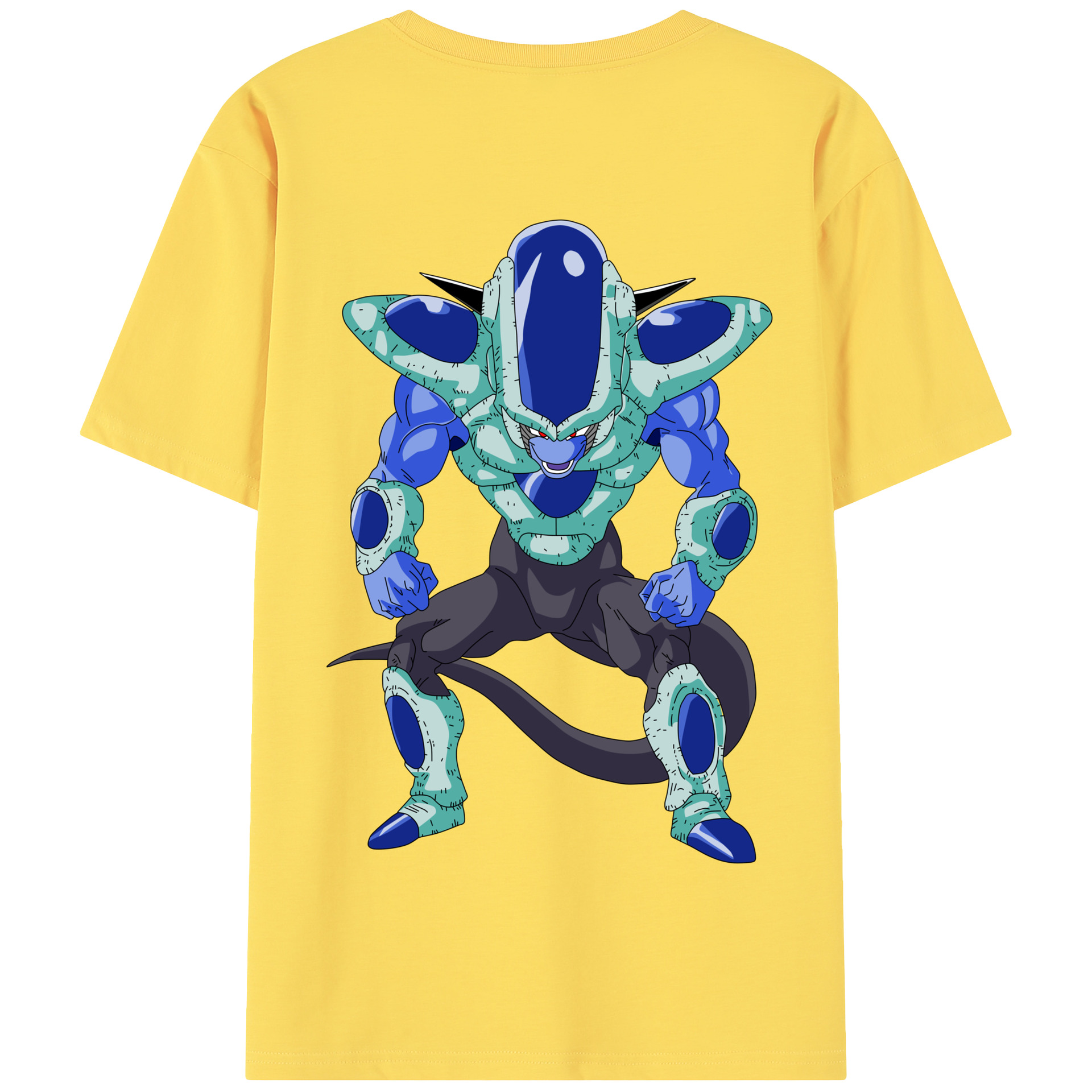 （画像用） ドラゴンボール フリーザ DRAGON BALL Frieza 綿100％半袖Tシャツ（背面プリント）