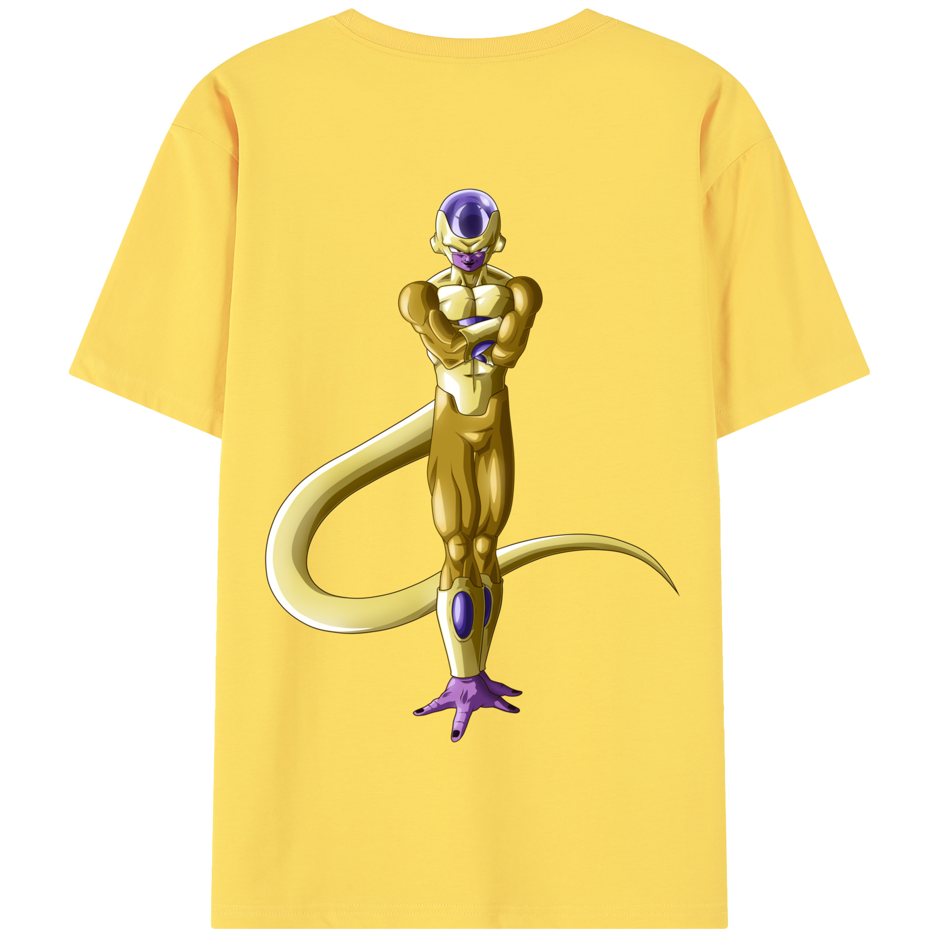 （画像用） ドラゴンボール フリーザ DRAGON BALL Frieza 綿100％半袖Tシャツ（背面プリント）