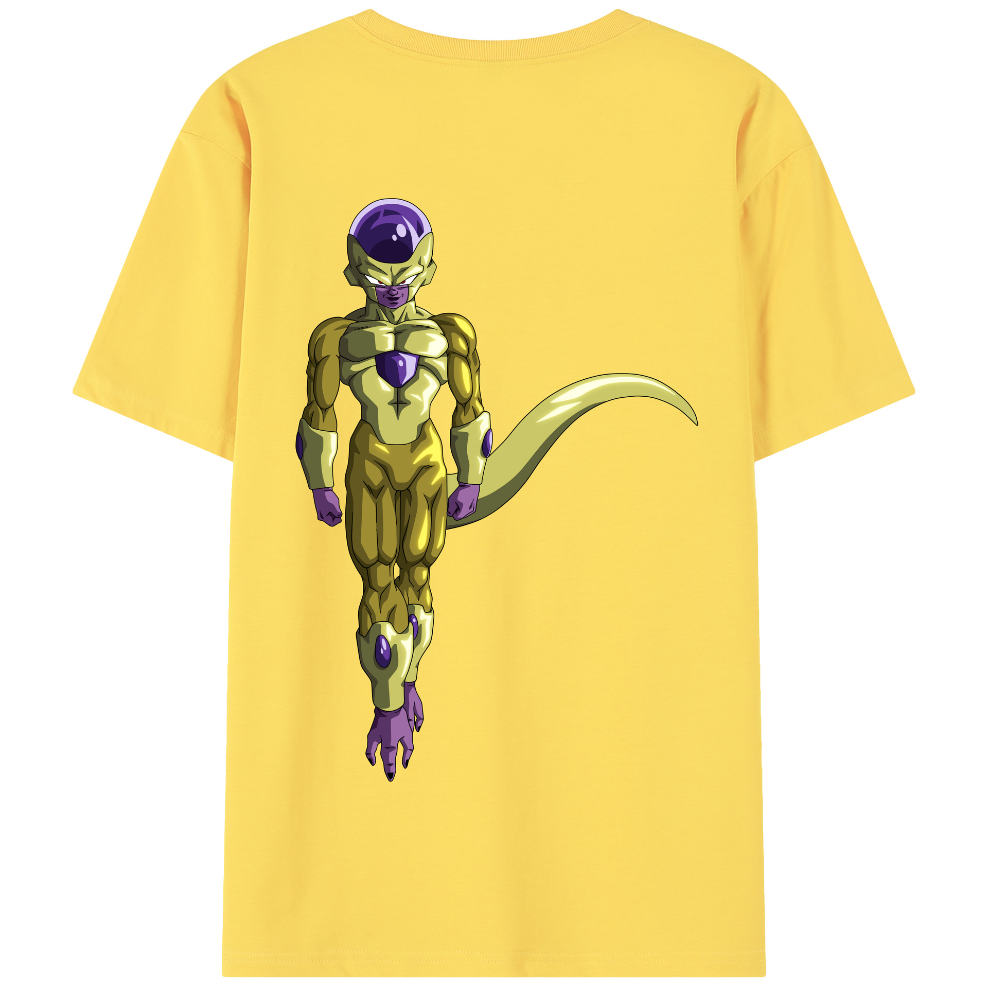 （画像用） ドラゴンボール フリーザ DRAGON BALL Frieza 綿100％半袖Tシャツ（背面プリント）