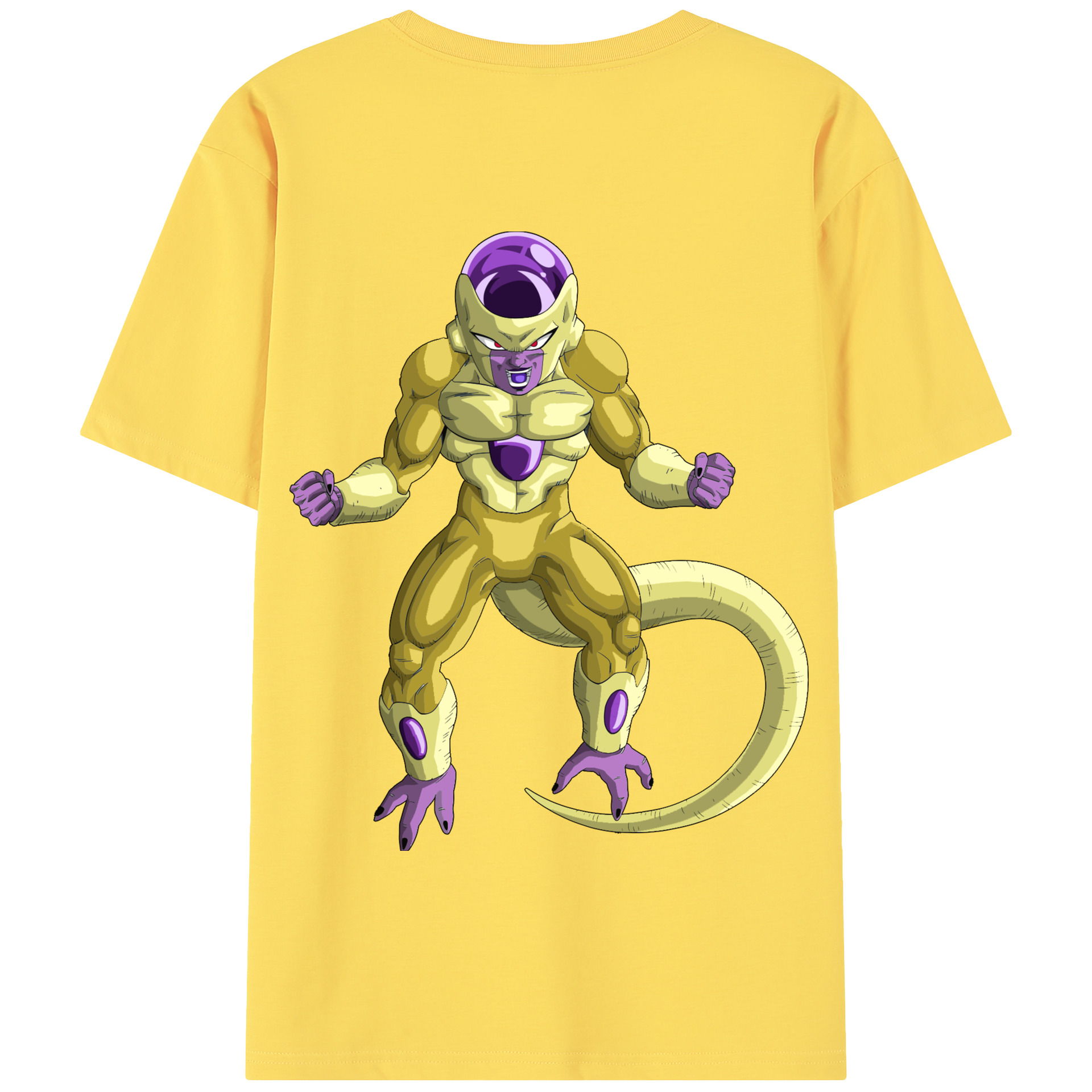 （画像用） ドラゴンボール フリーザ DRAGON BALL Frieza 綿100％半袖Tシャツ（背面プリント）
