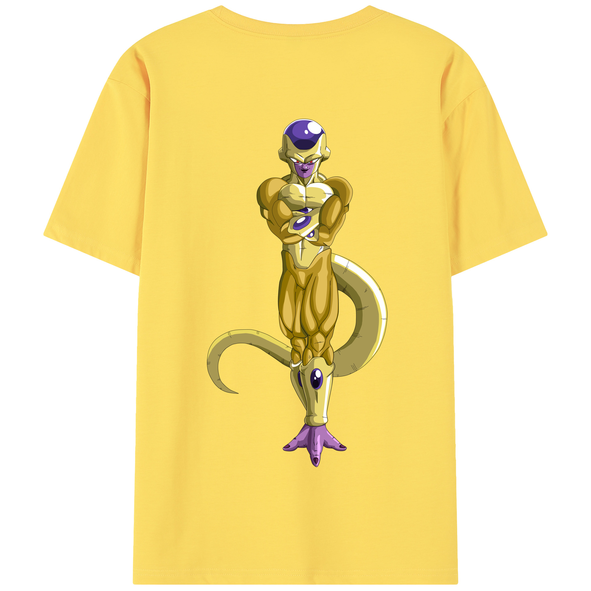 （画像用） ドラゴンボール フリーザ DRAGON BALL Frieza 綿100％半袖Tシャツ（背面プリント）