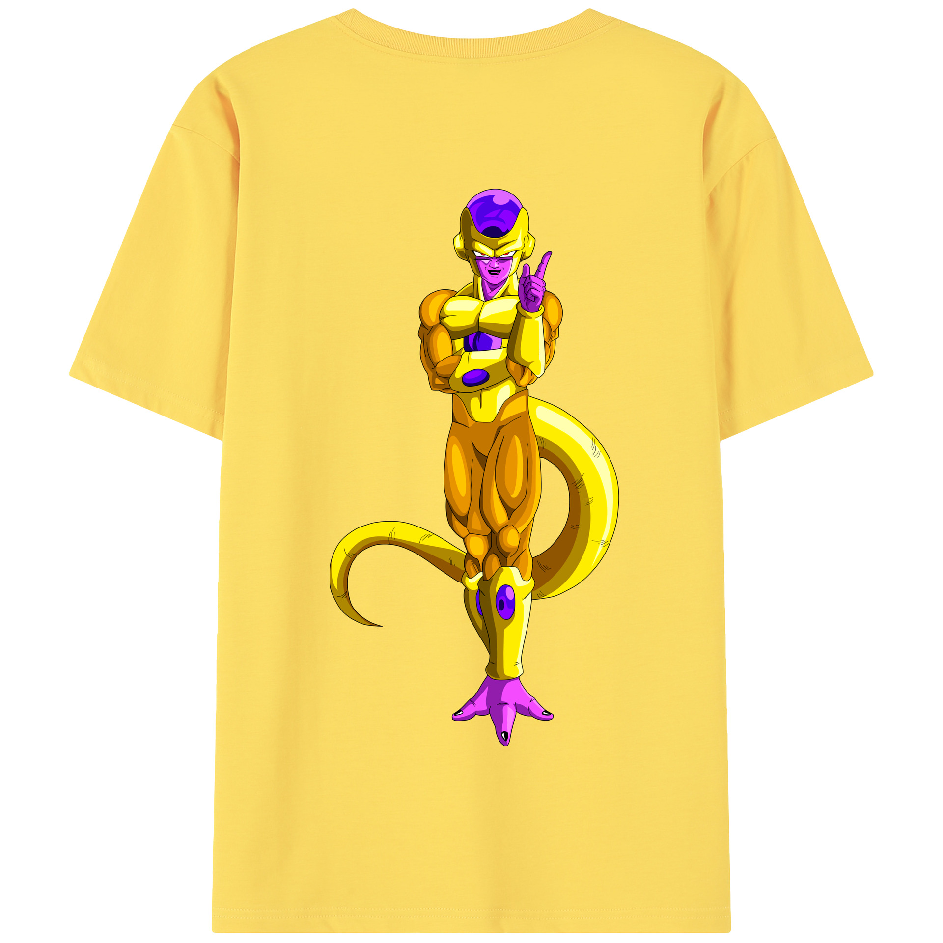 （画像用） ドラゴンボール フリーザ DRAGON BALL Frieza 綿100％半袖Tシャツ（背面プリント）