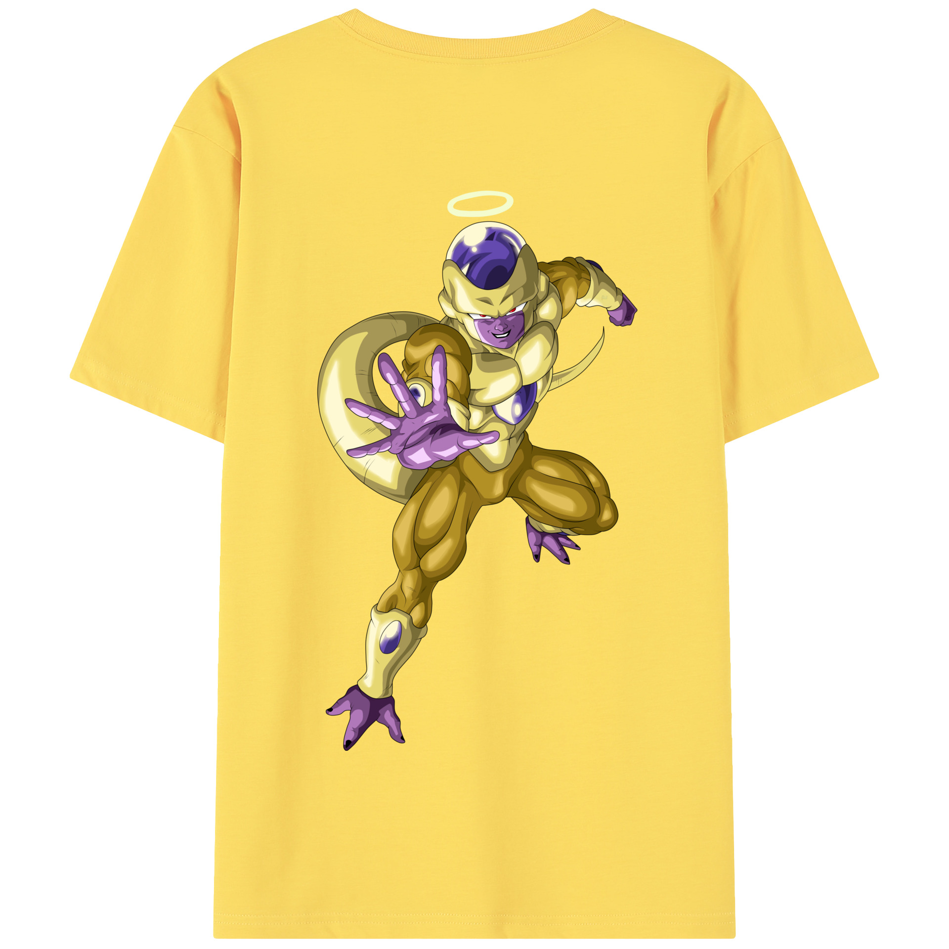 （画像用） ドラゴンボール フリーザ DRAGON BALL Frieza 綿100％半袖Tシャツ（背面プリント）