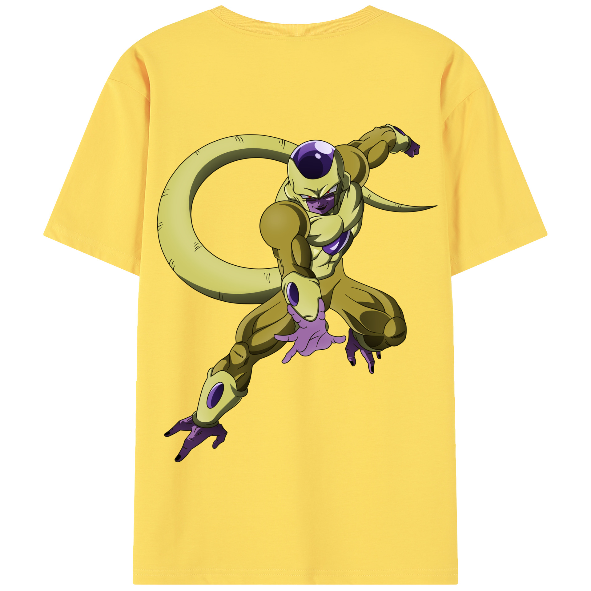 （画像用） ドラゴンボール フリーザ DRAGON BALL Frieza 綿100％半袖Tシャツ（背面プリント）