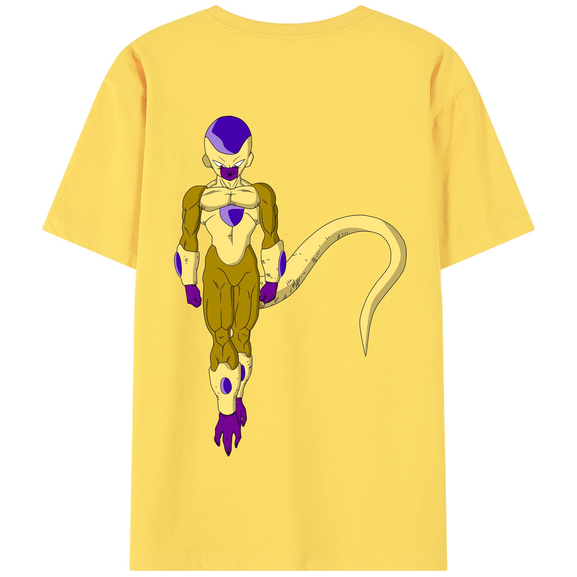 （画像用） ドラゴンボール フリーザ DRAGON BALL Frieza 綿100％半袖Tシャツ（背面プリント）