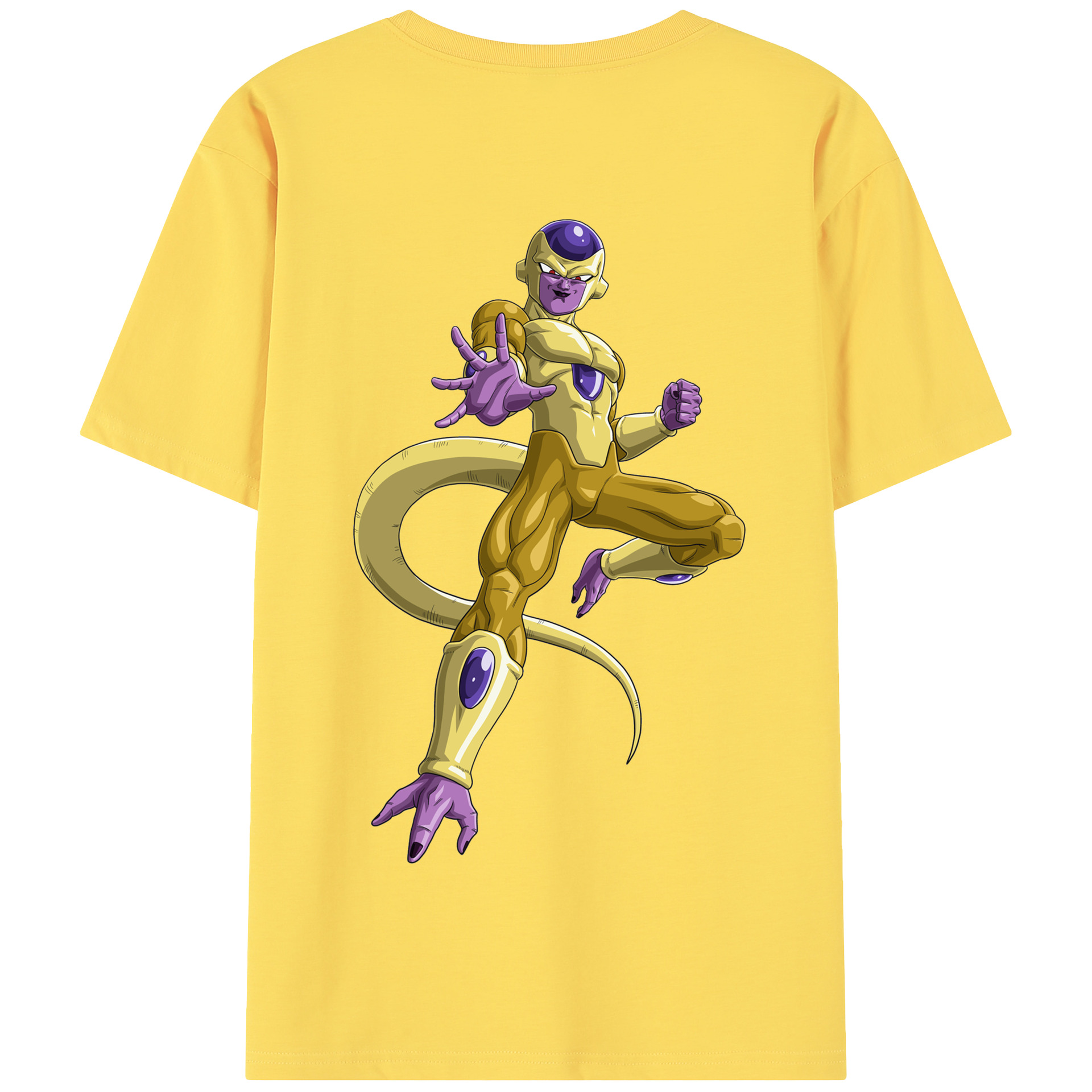 （画像用） ドラゴンボール フリーザ DRAGON BALL Frieza 綿100％半袖Tシャツ（背面プリント）