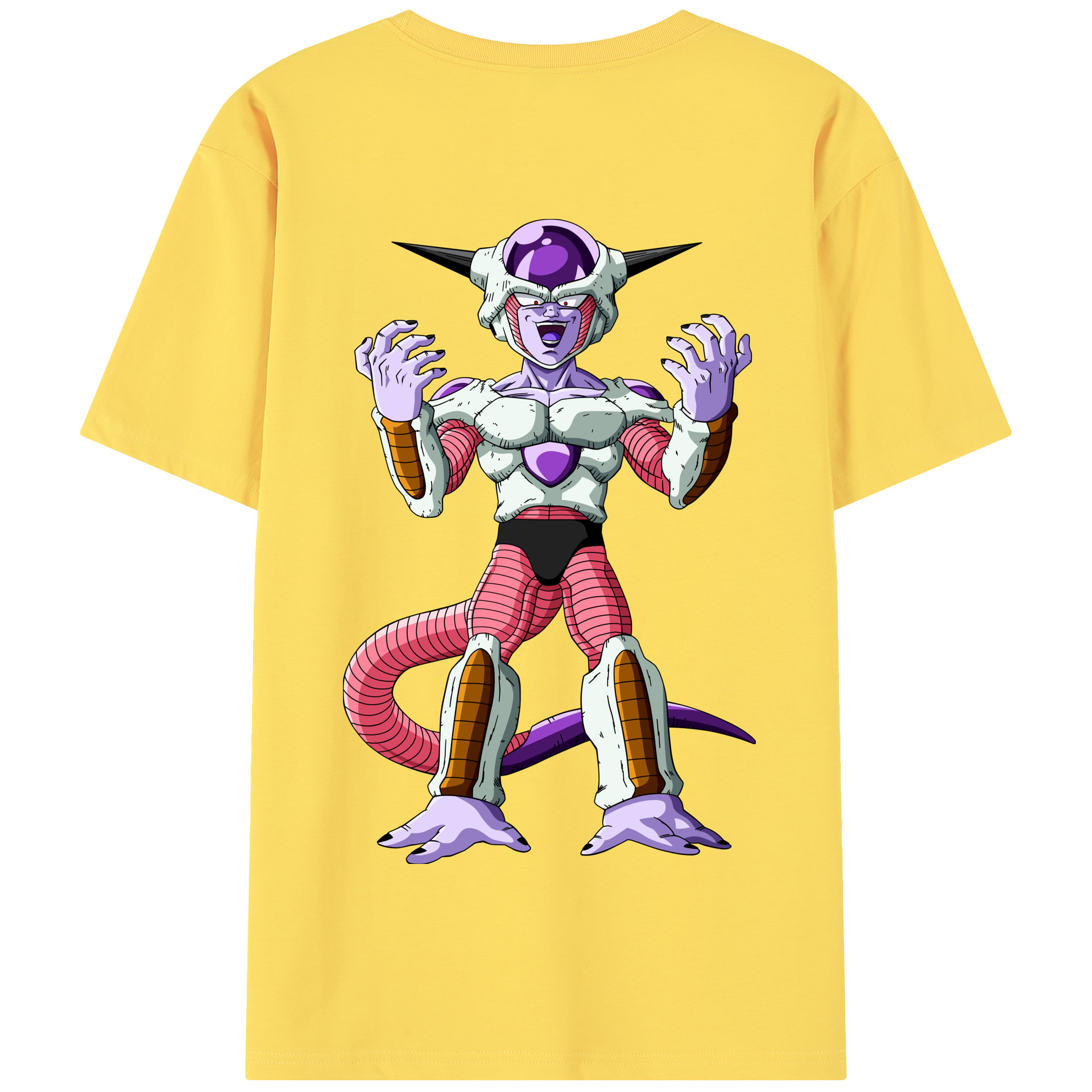 （画像用） ドラゴンボール フリーザ DRAGON BALL Frieza 綿100％半袖Tシャツ（背面プリント）