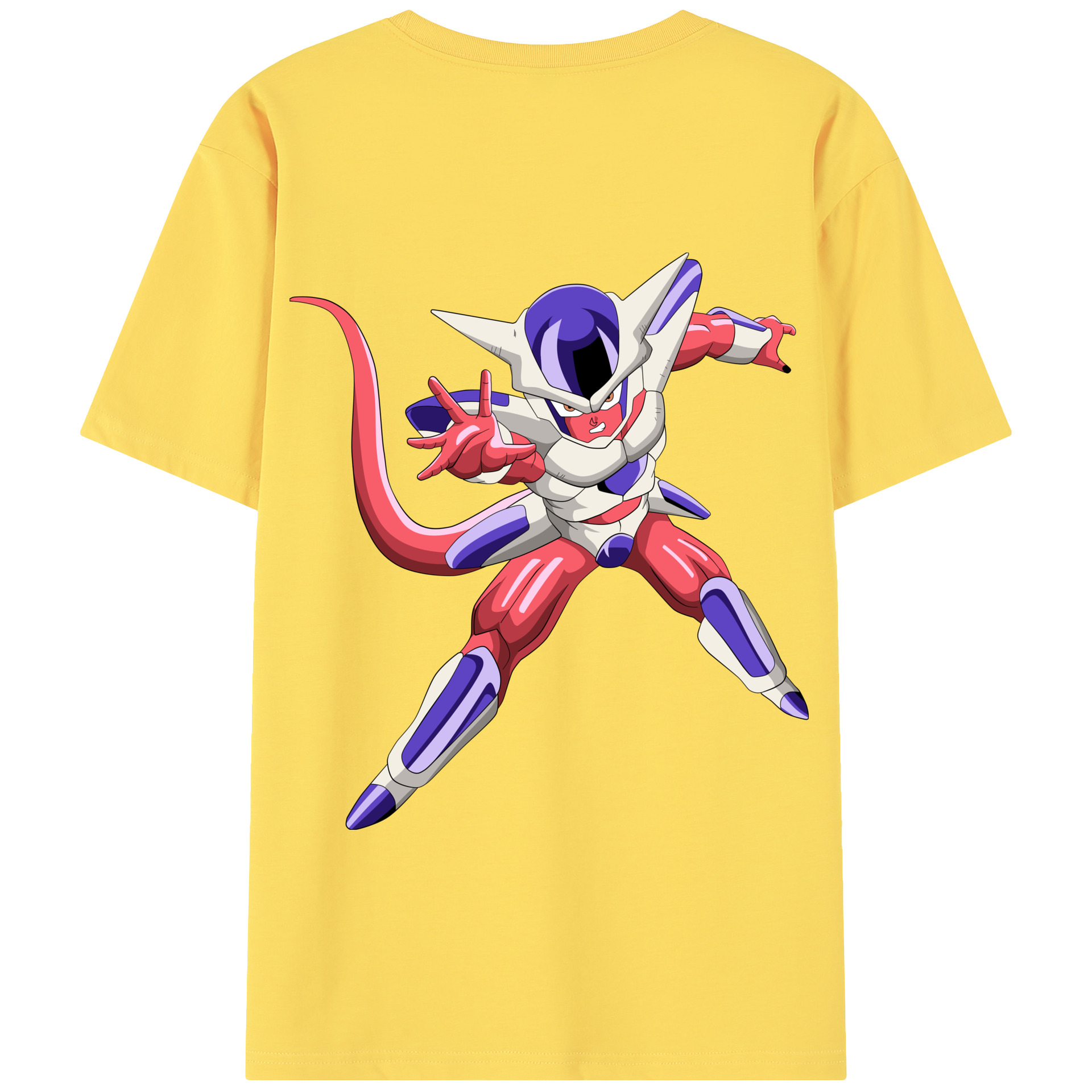 （画像用） ドラゴンボール フリーザ DRAGON BALL Frieza 綿100％半袖Tシャツ（背面プリント）