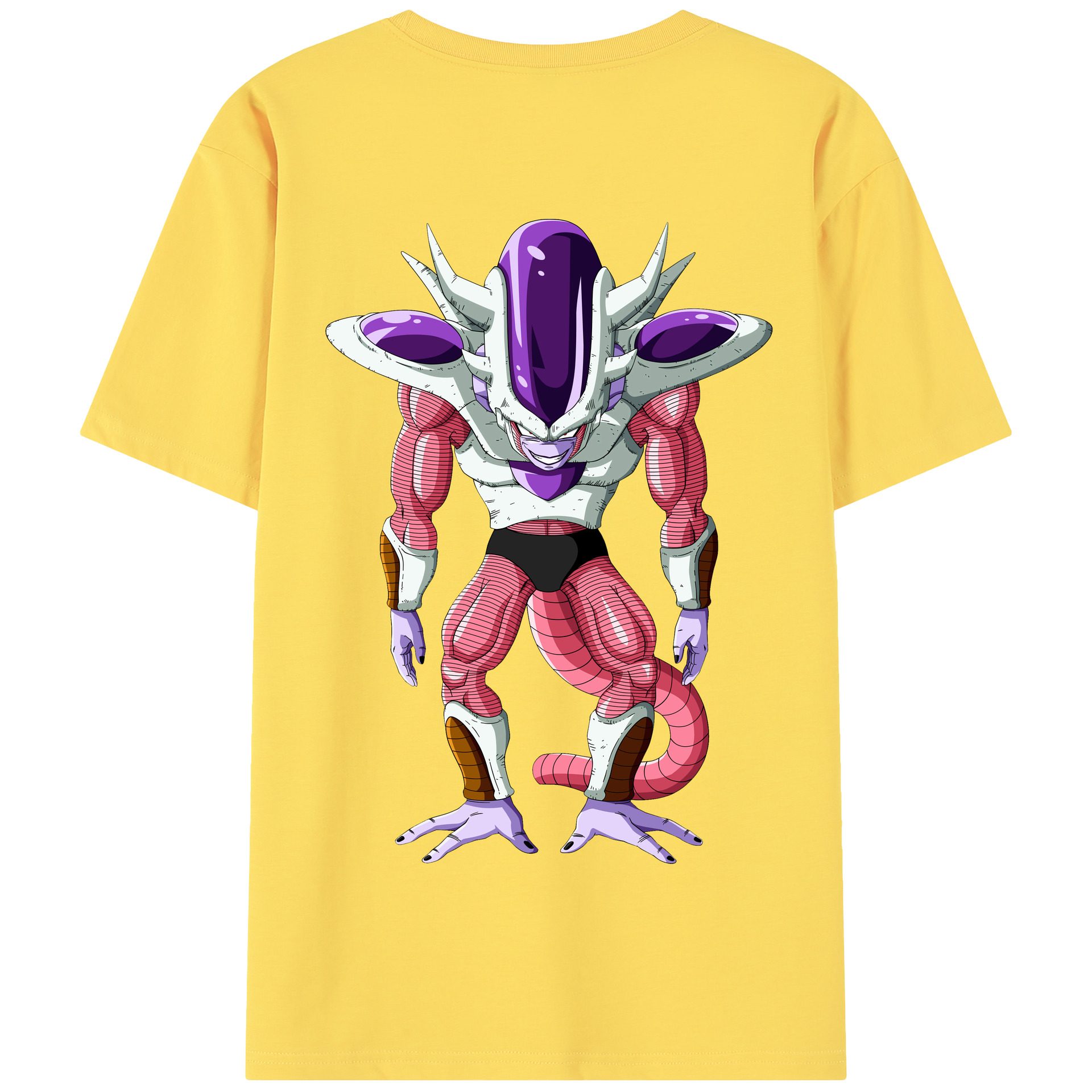 （画像用） ドラゴンボール フリーザ DRAGON BALL Frieza 綿100％半袖Tシャツ（背面プリント）