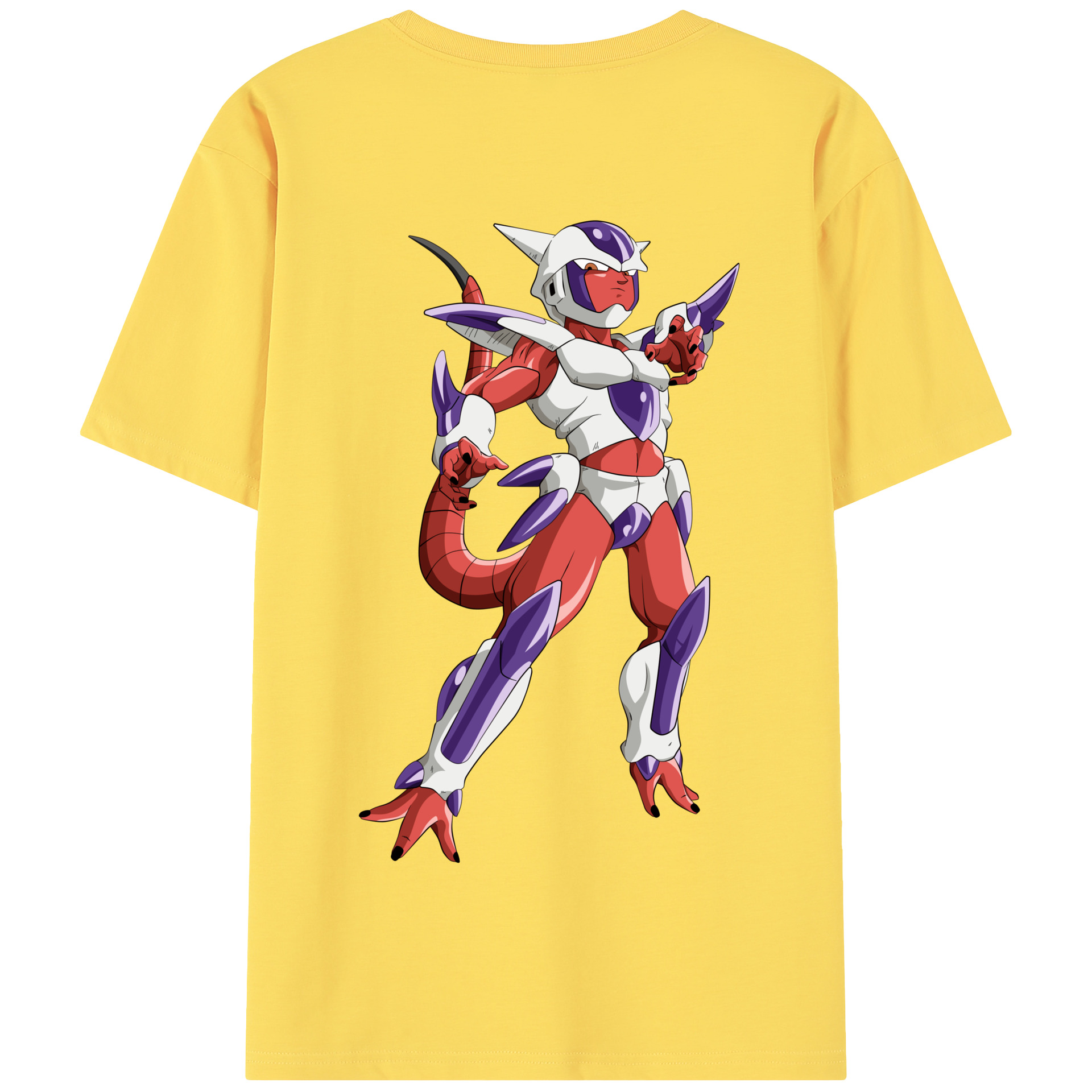 （画像用） ドラゴンボール フリーザ DRAGON BALL Frieza 綿100％半袖Tシャツ（背面プリント）
