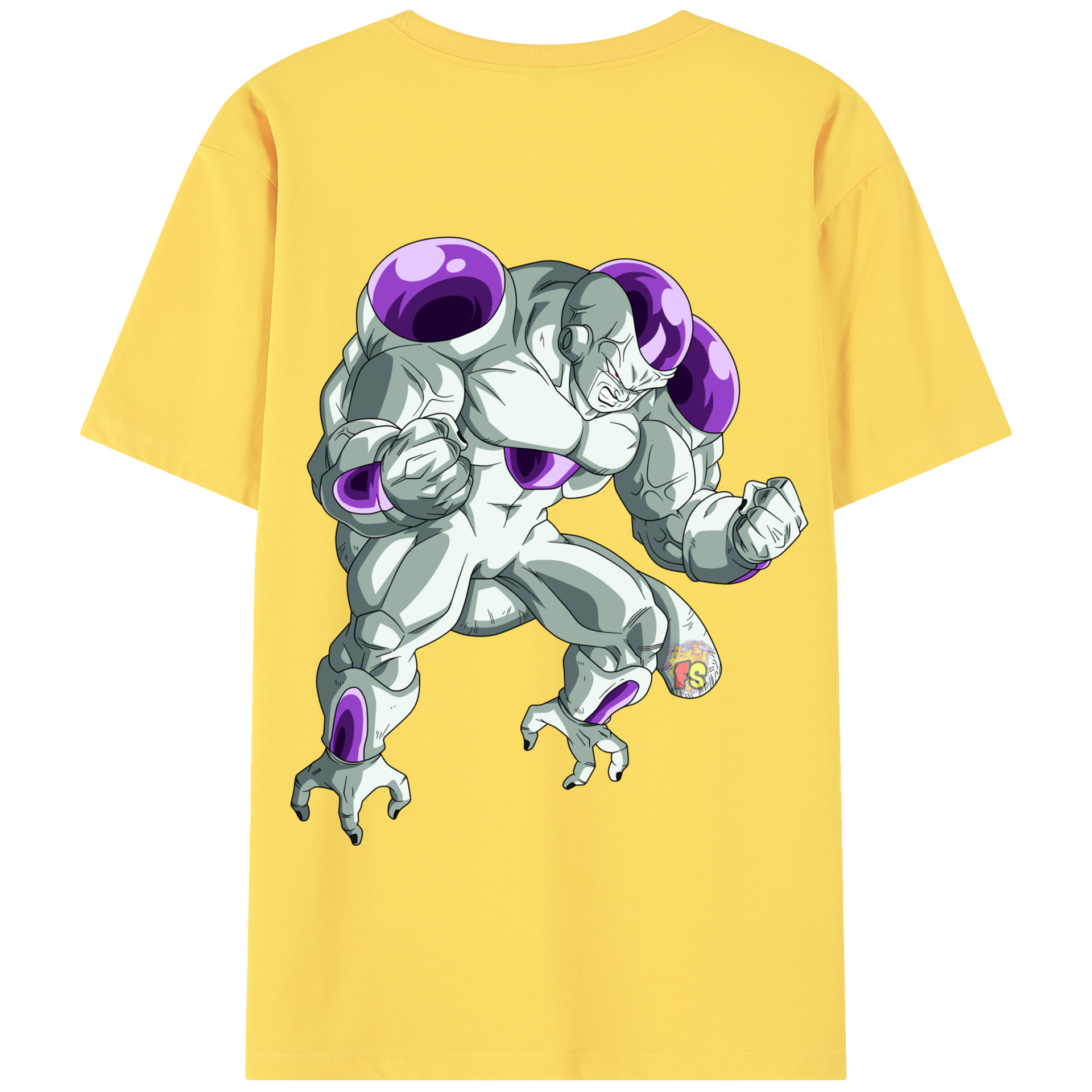 （画像用） ドラゴンボール フリーザ DRAGON BALL Frieza 綿100％半袖Tシャツ（背面プリント）