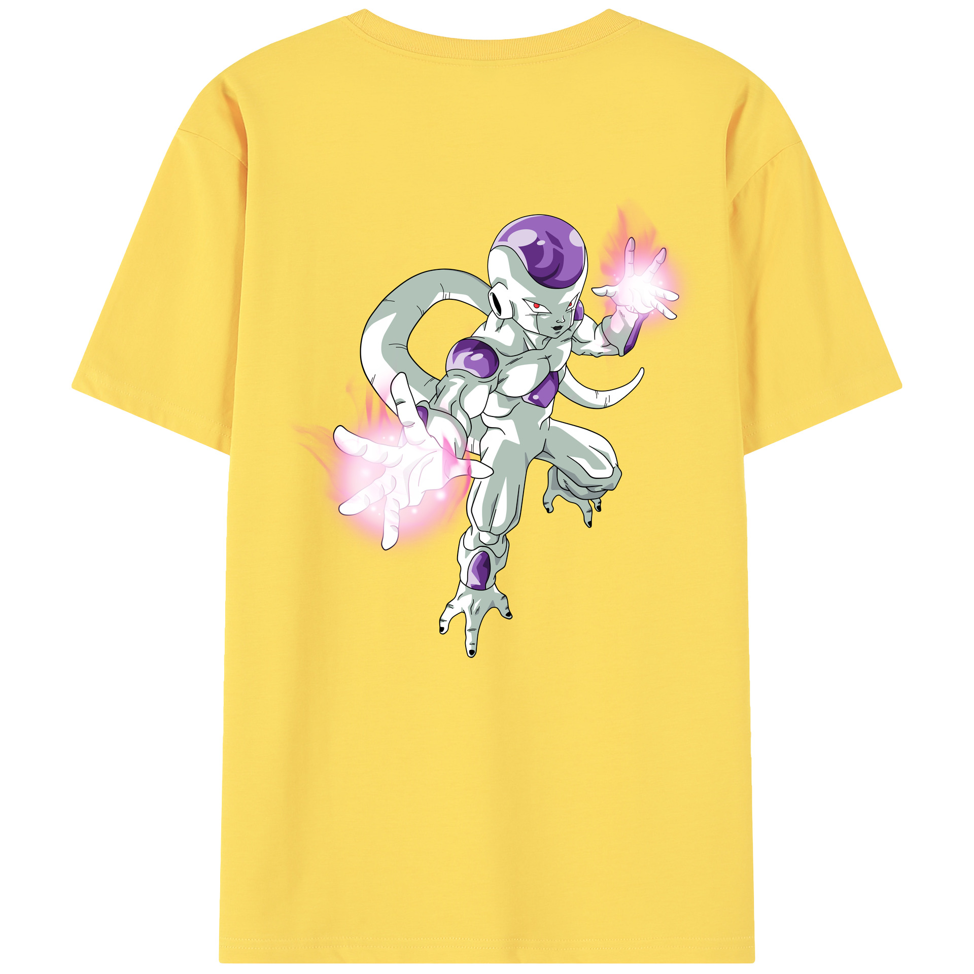 （画像用） ドラゴンボール フリーザ DRAGON BALL Frieza 綿100％半袖Tシャツ（背面プリント）