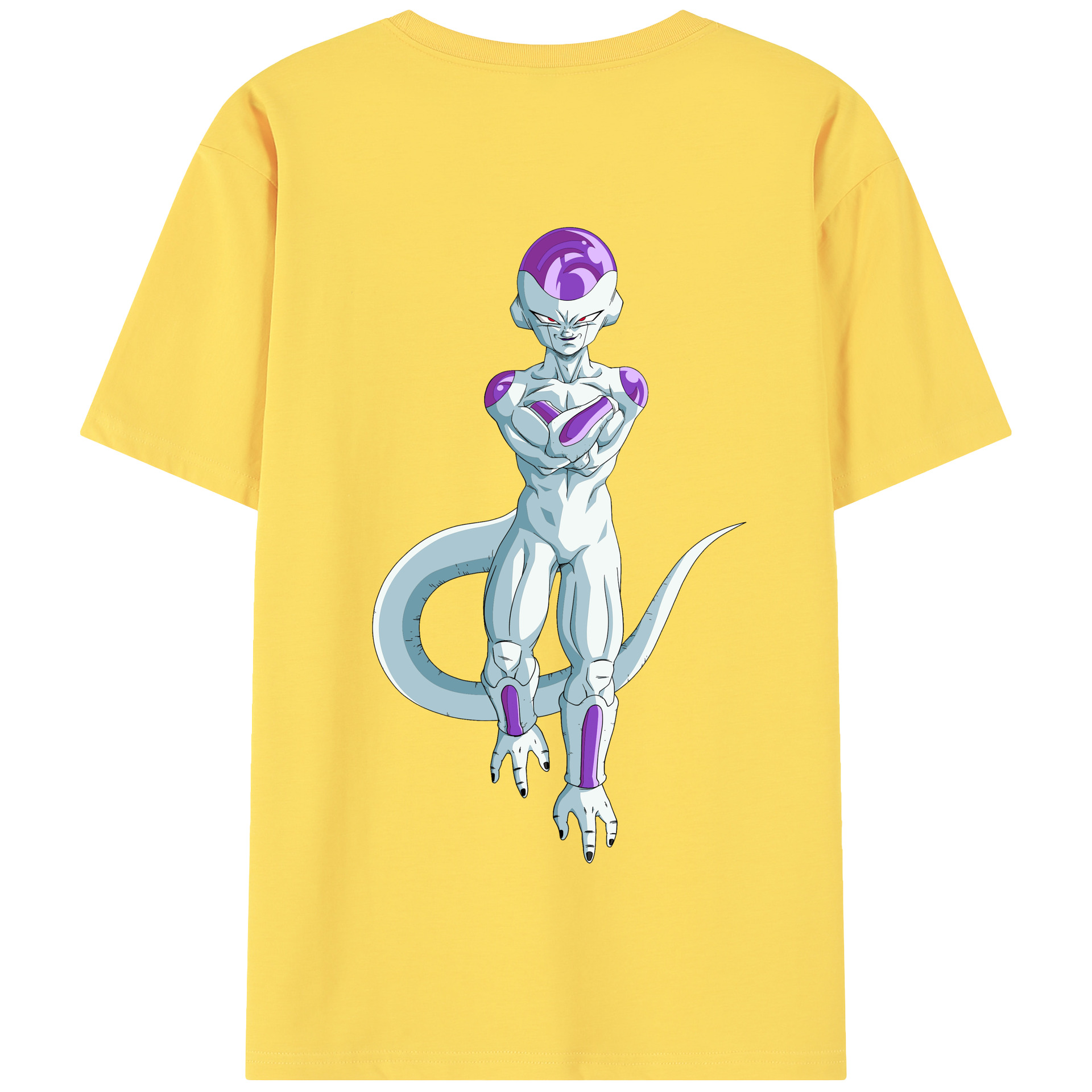 （画像用） ドラゴンボール フリーザ DRAGON BALL Frieza 綿100％半袖Tシャツ（背面プリント）