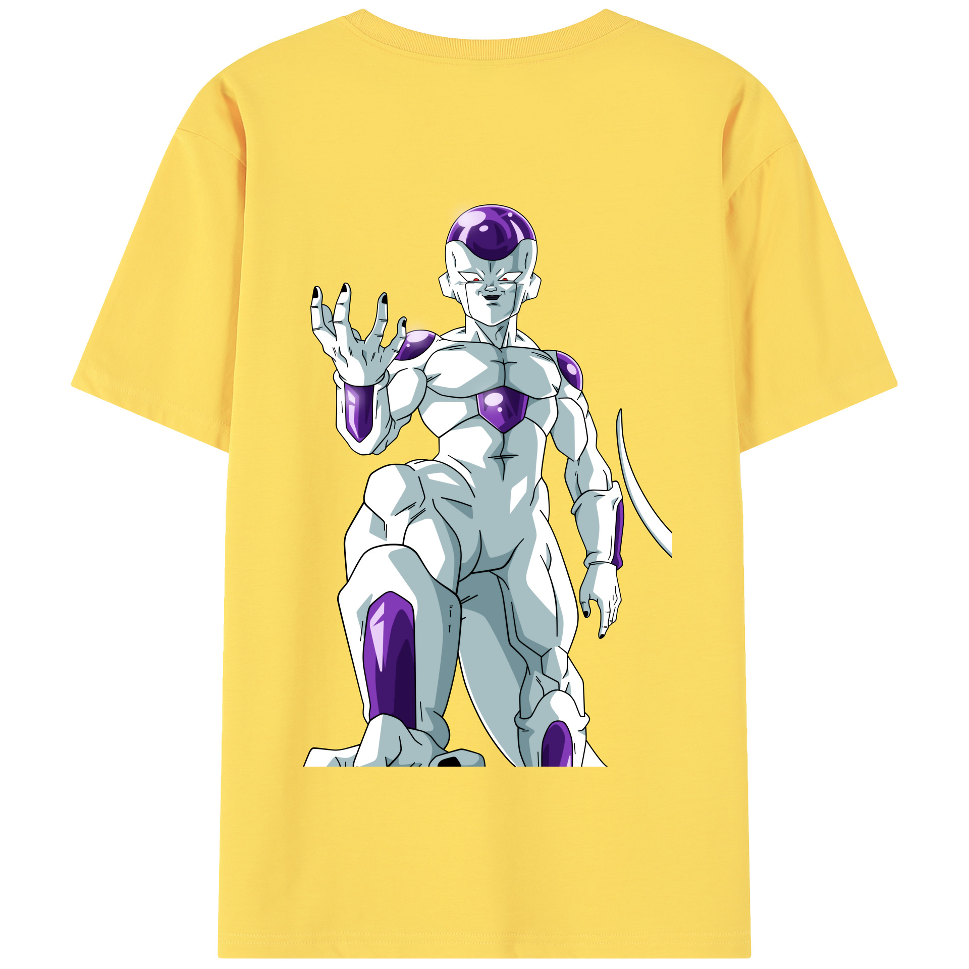 （画像用） ドラゴンボール フリーザ DRAGON BALL Frieza 綿100％半袖Tシャツ（背面プリント）