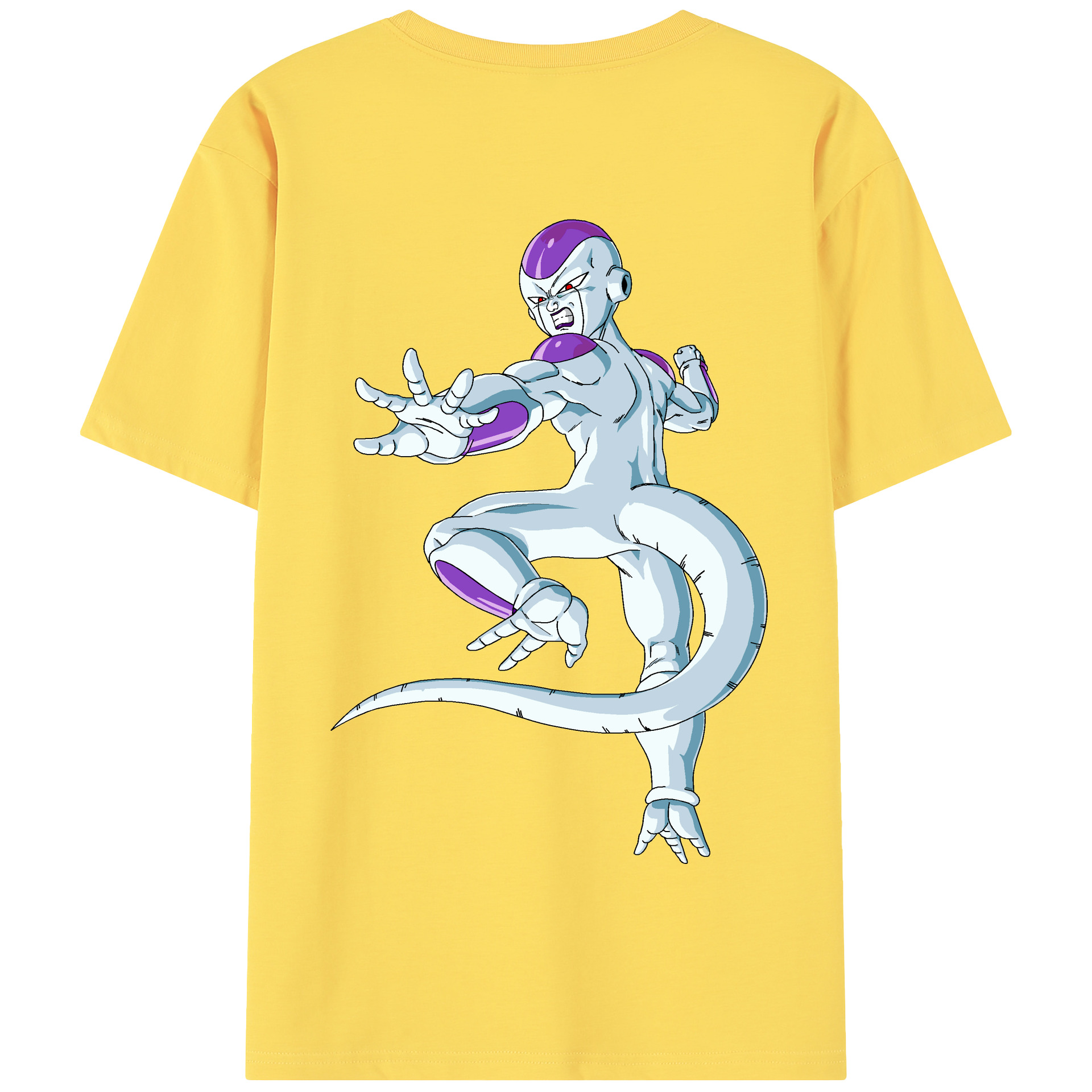（画像用） ドラゴンボール フリーザ DRAGON BALL Frieza 綿100％半袖Tシャツ（背面プリント）
