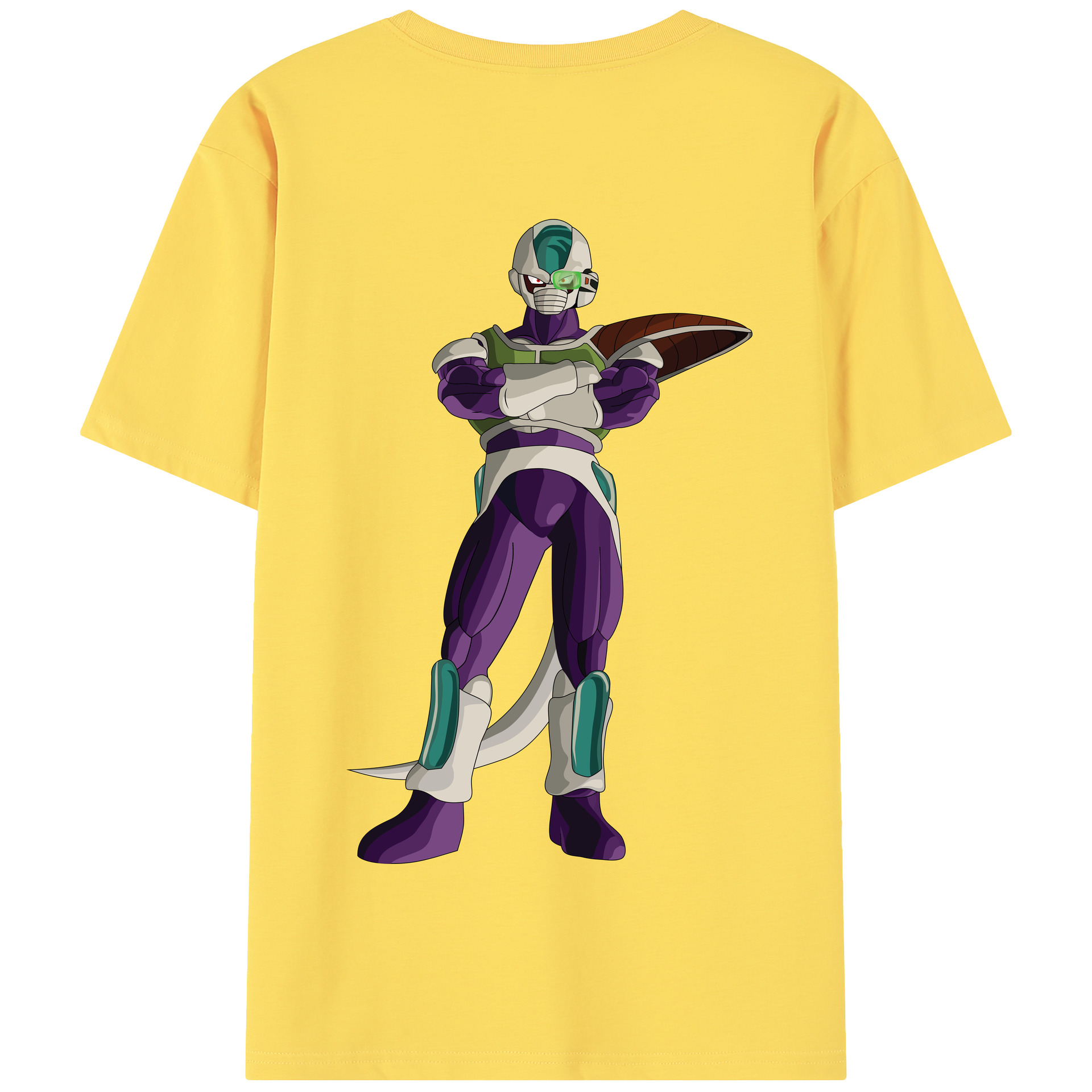 （画像用） ドラゴンボール フリーザ DRAGON BALL Frieza 綿100％半袖Tシャツ（背面プリント）