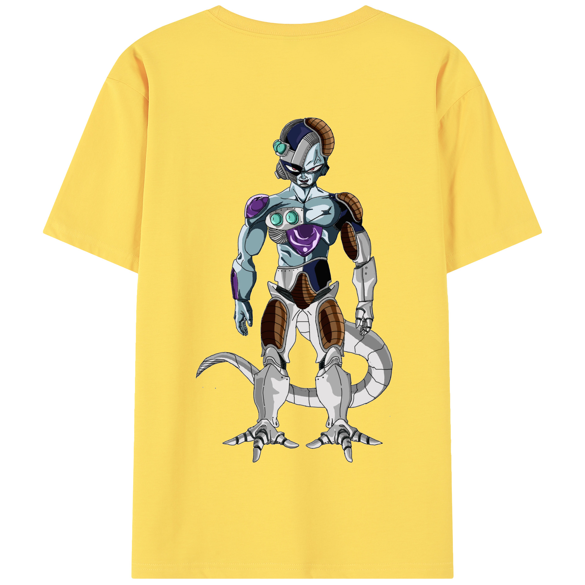 （画像用） ドラゴンボール クウラ DRAGON BALL Cooler Coora 綿100％半袖Tシャツ（背面プリント）