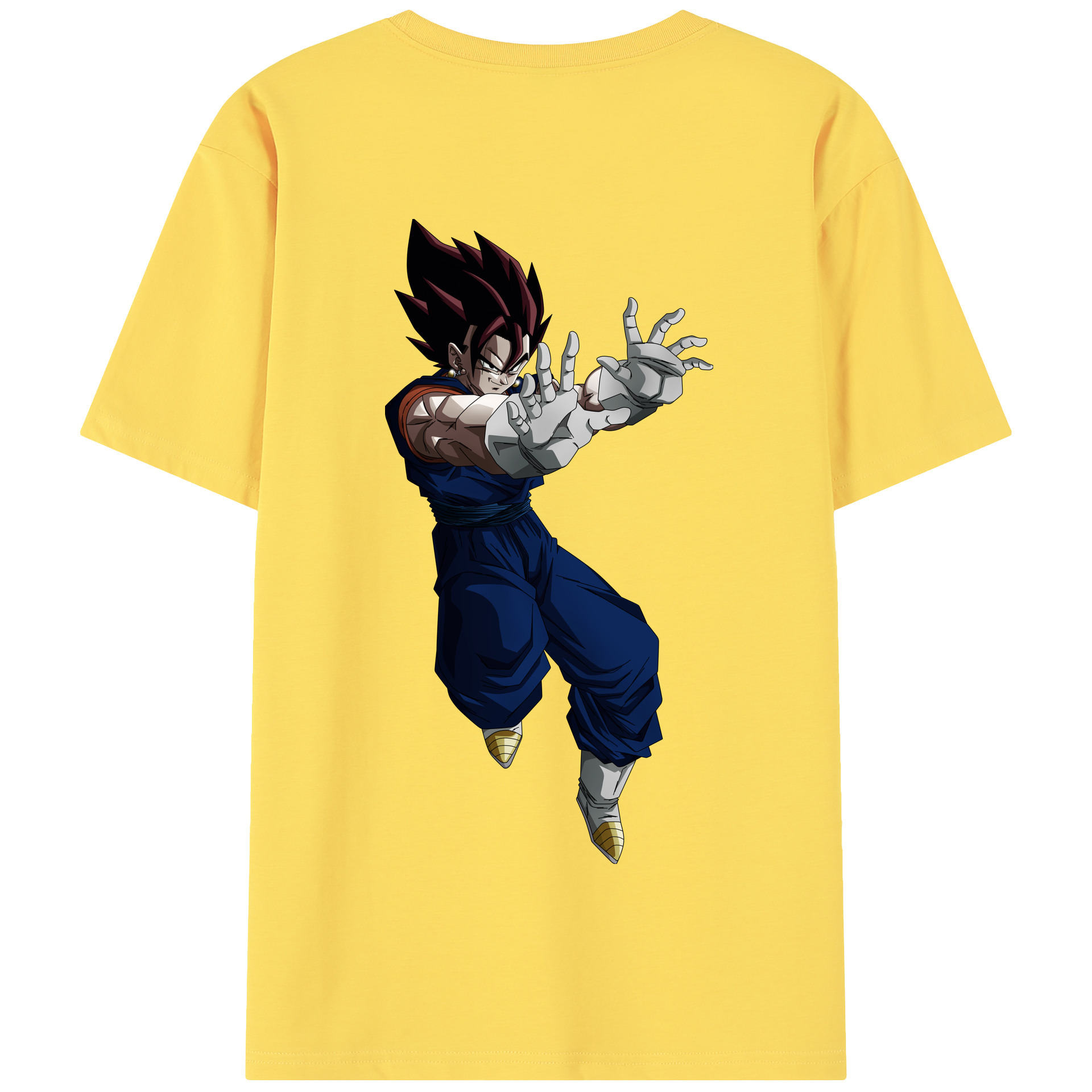 （画像用） ドラゴンボール ベジット DRAGON BALL Vegetto 綿100％半袖Tシャツ（背面プリント）
