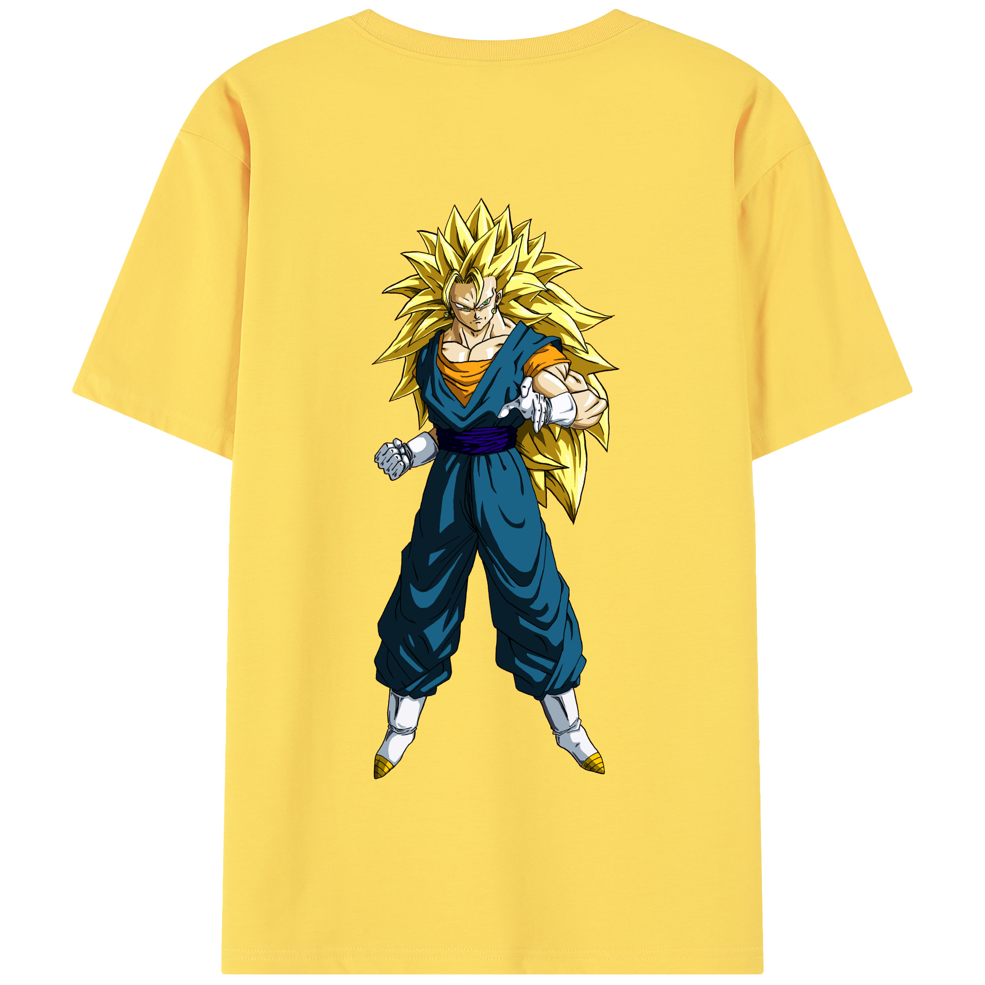 （画像用） ドラゴンボール ベジット DRAGON BALL Vegetto 綿100％半袖Tシャツ（背面プリント）