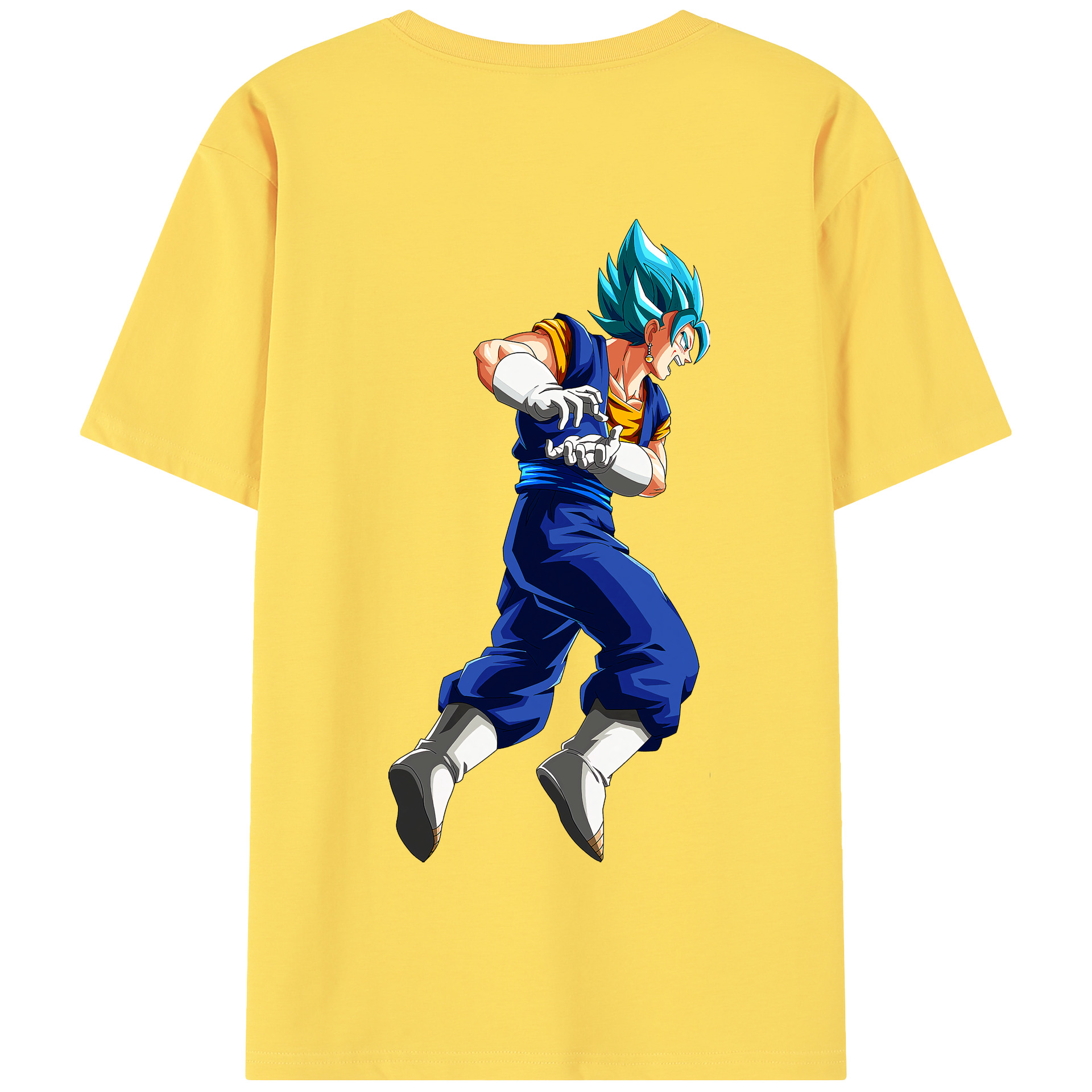 （画像用） ドラゴンボール ベジット DRAGON BALL Vegetto 綿100％半袖Tシャツ（背面プリント）