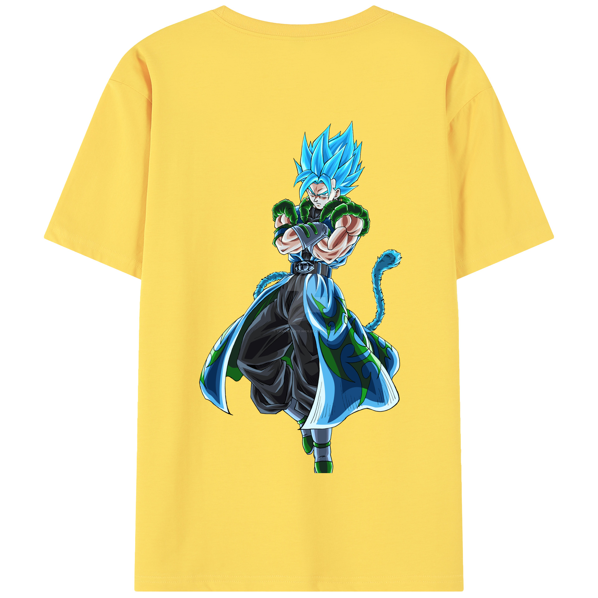 （画像用） ドラゴンボール ベジット DRAGON BALL Vegetto 綿100％半袖Tシャツ（背面プリント）