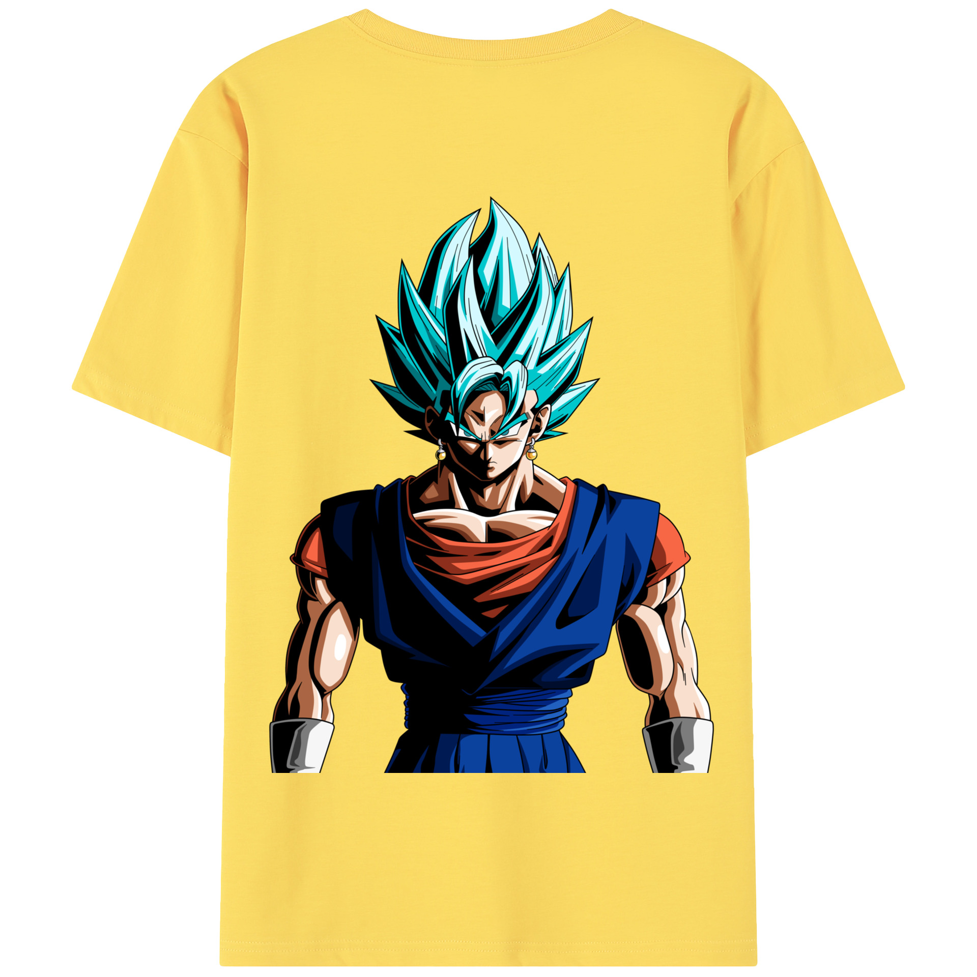（画像用） ドラゴンボール ベジット DRAGON BALL Vegetto 綿100％半袖Tシャツ（背面プリント）